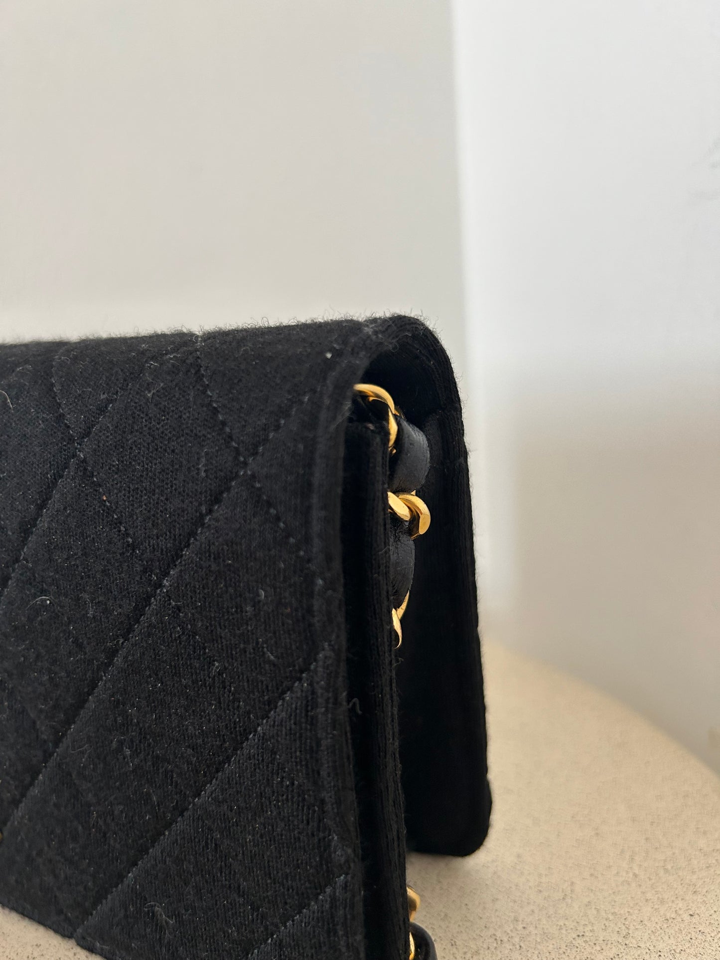 Chanel Diamond Flap Cotton Bag