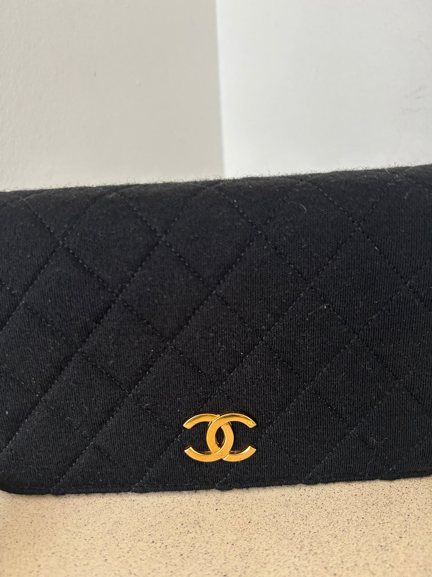 Chanel Diamond Flap Cotton Bag