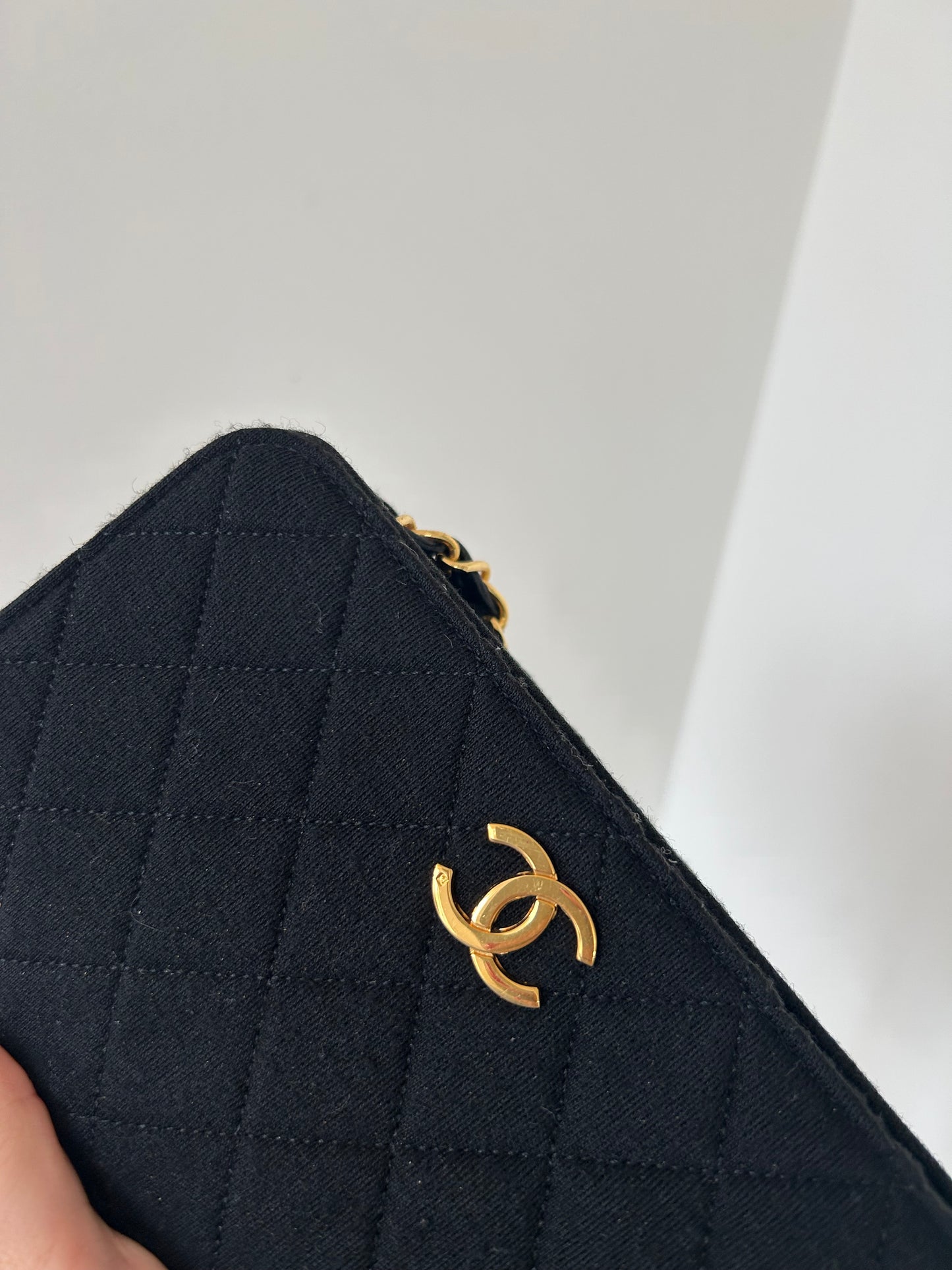 Chanel Diamond Flap Cotton Bag