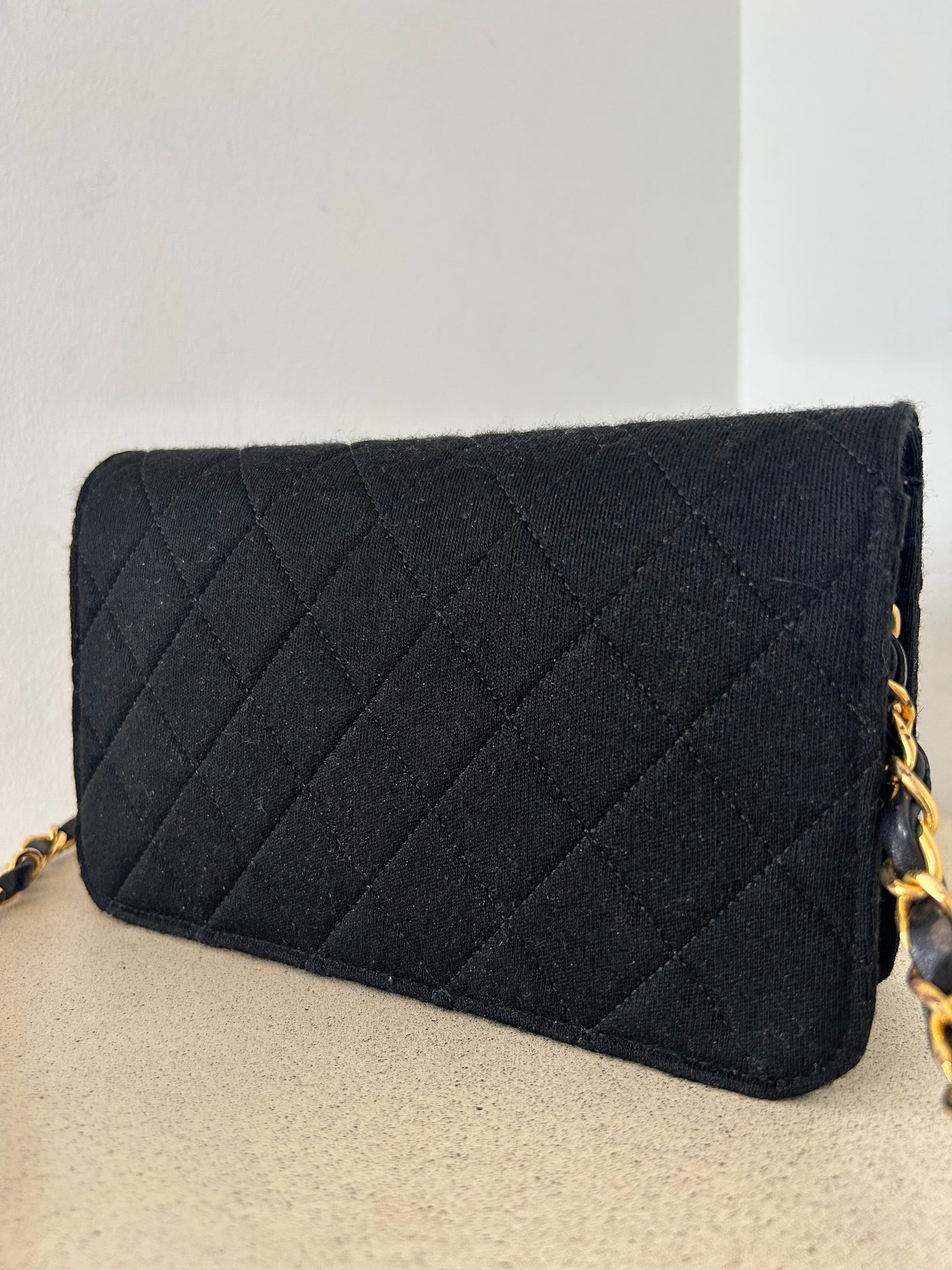Chanel Diamond Flap Cotton Bag