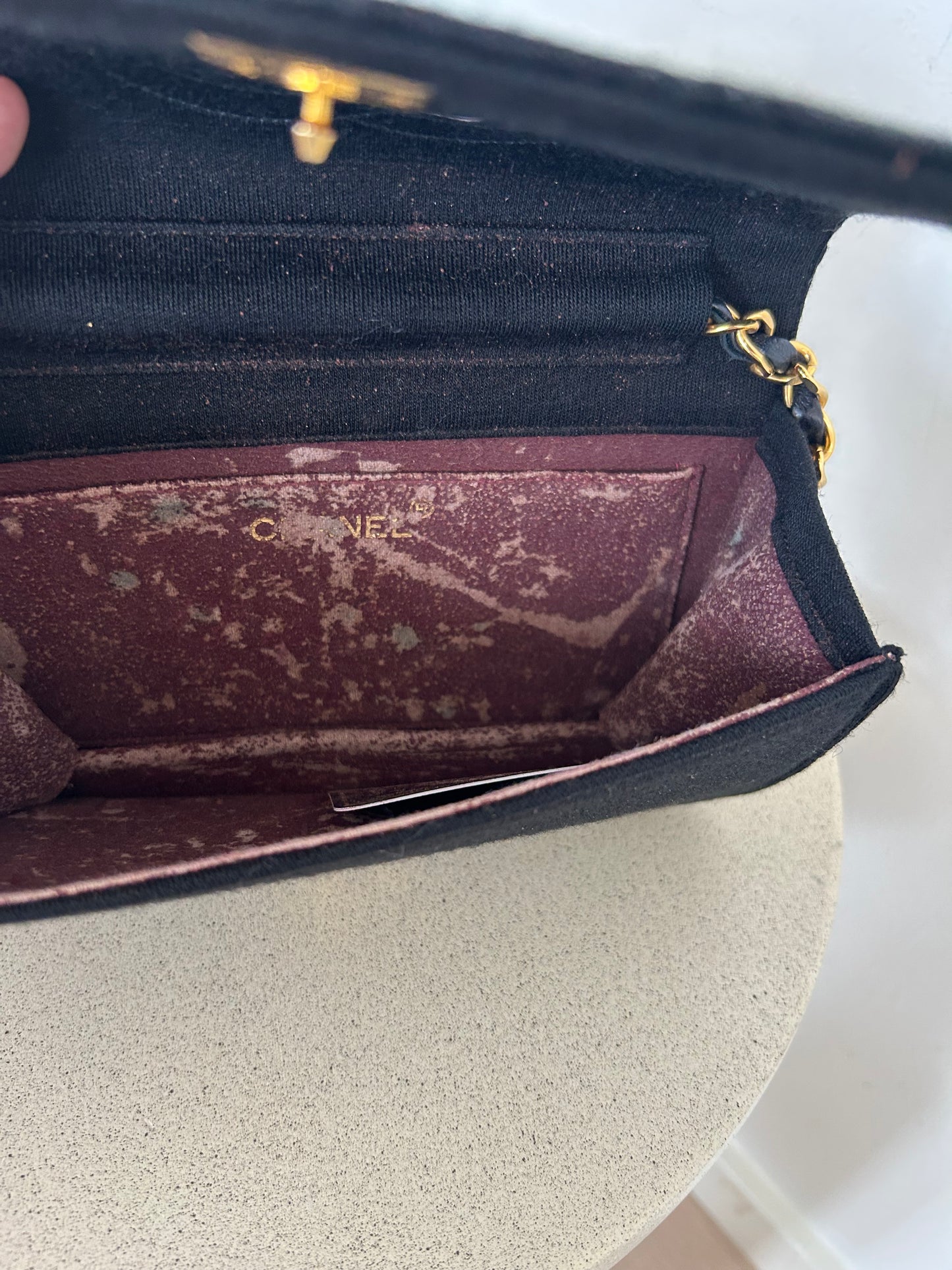 Chanel Diamond Flap Cotton Bag