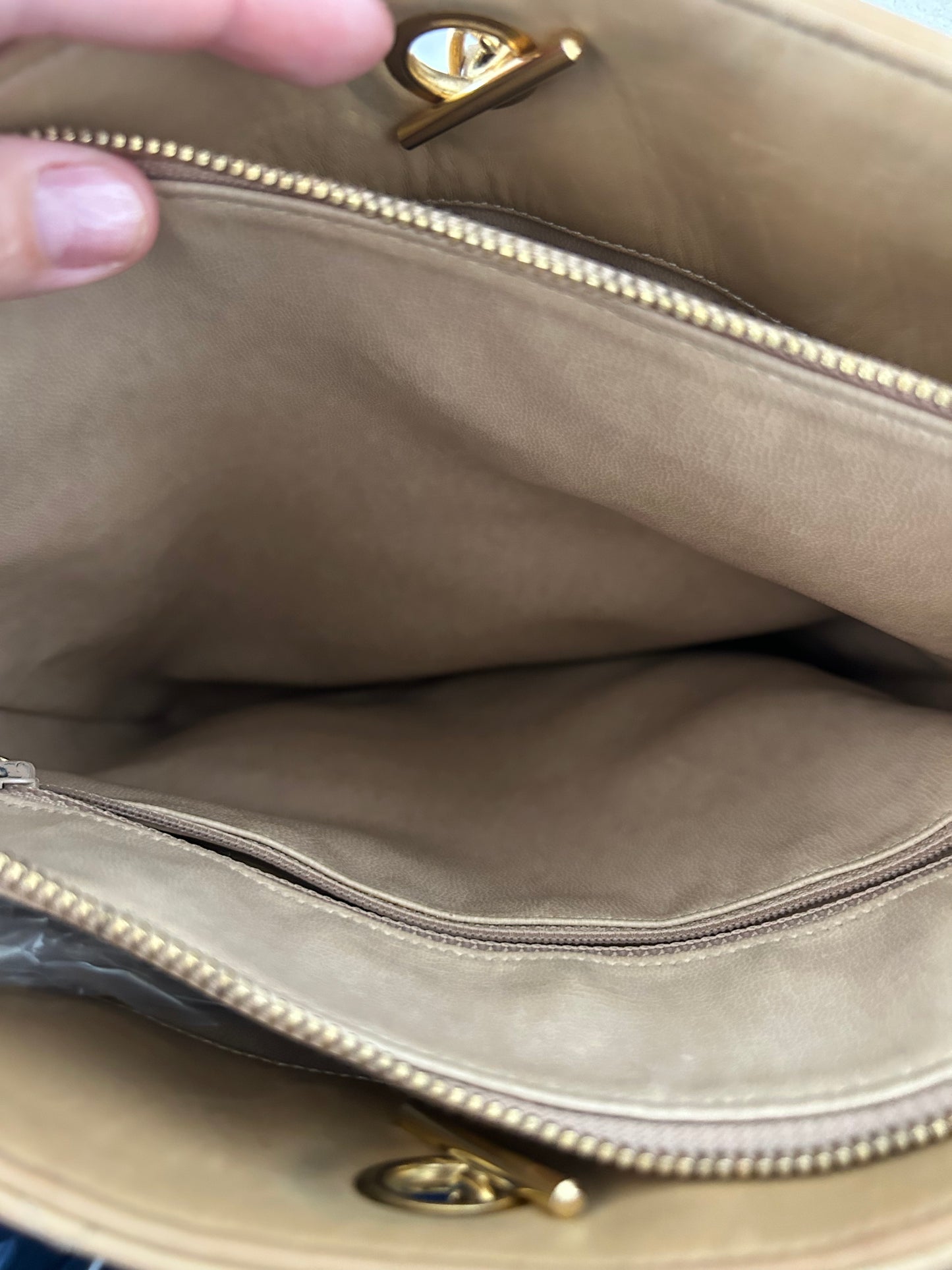 Chanel Matelasse Beige Tote