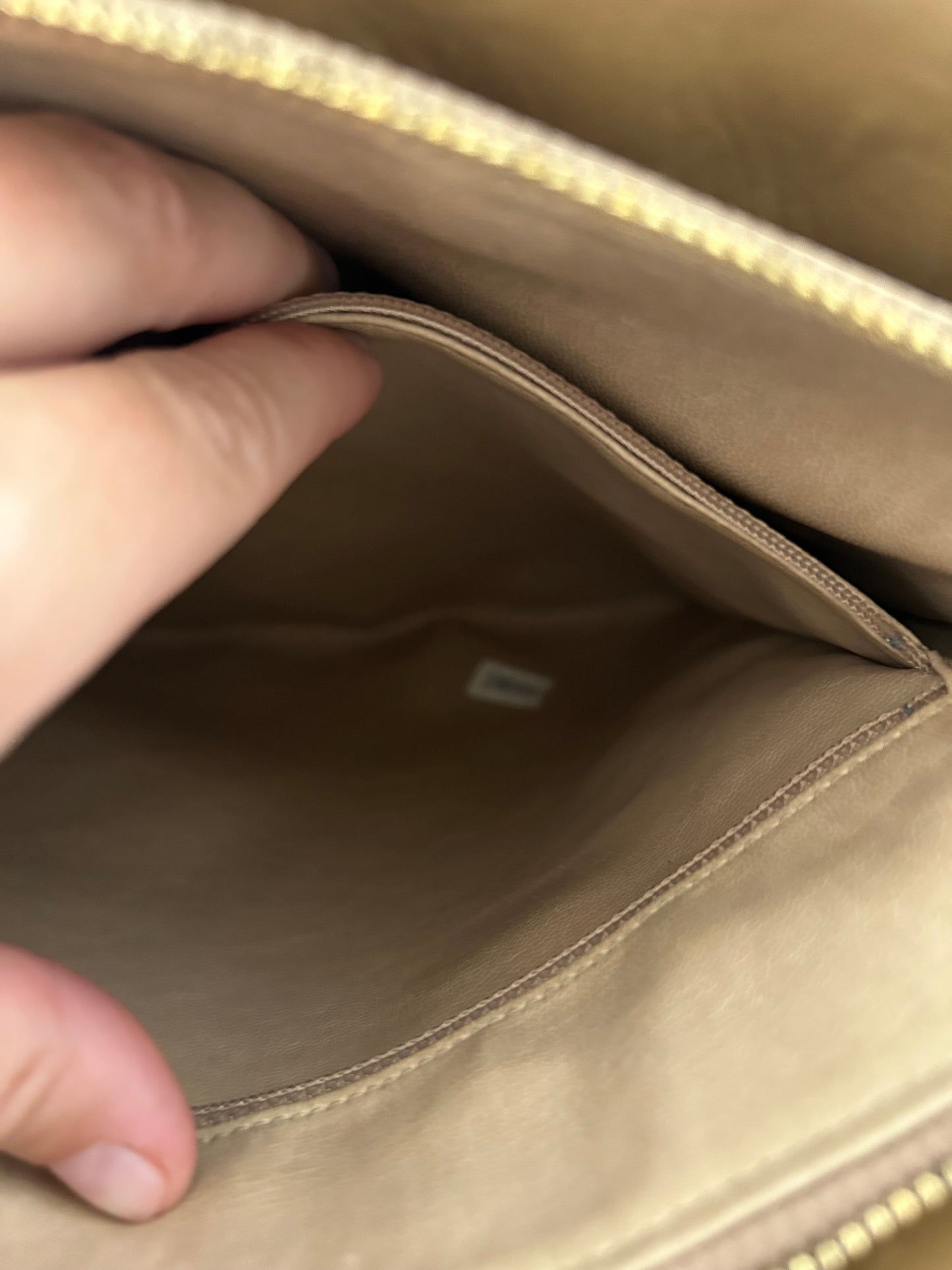 Chanel Matelasse Beige Tote