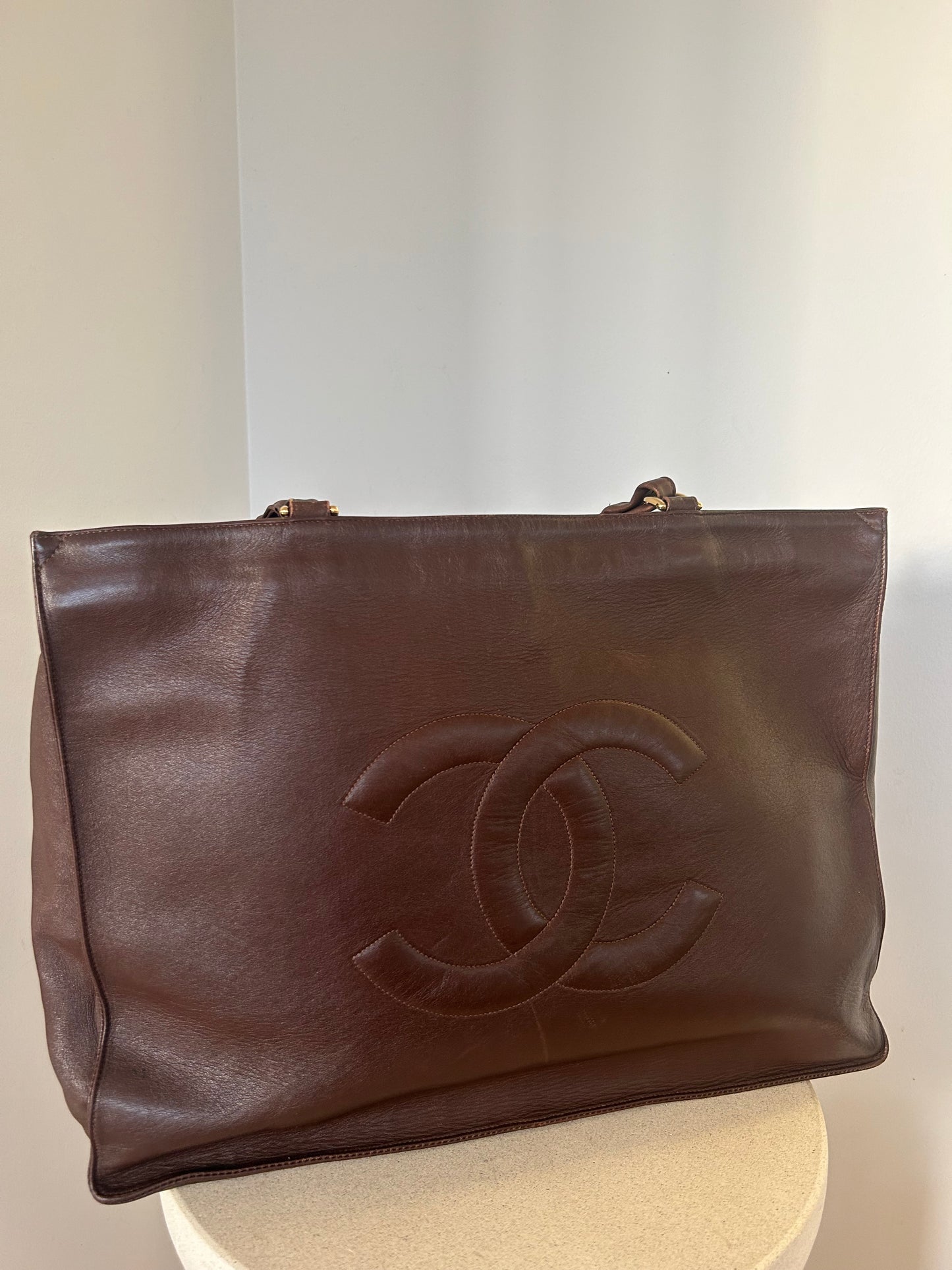 Chanel XL Brown CC Tote