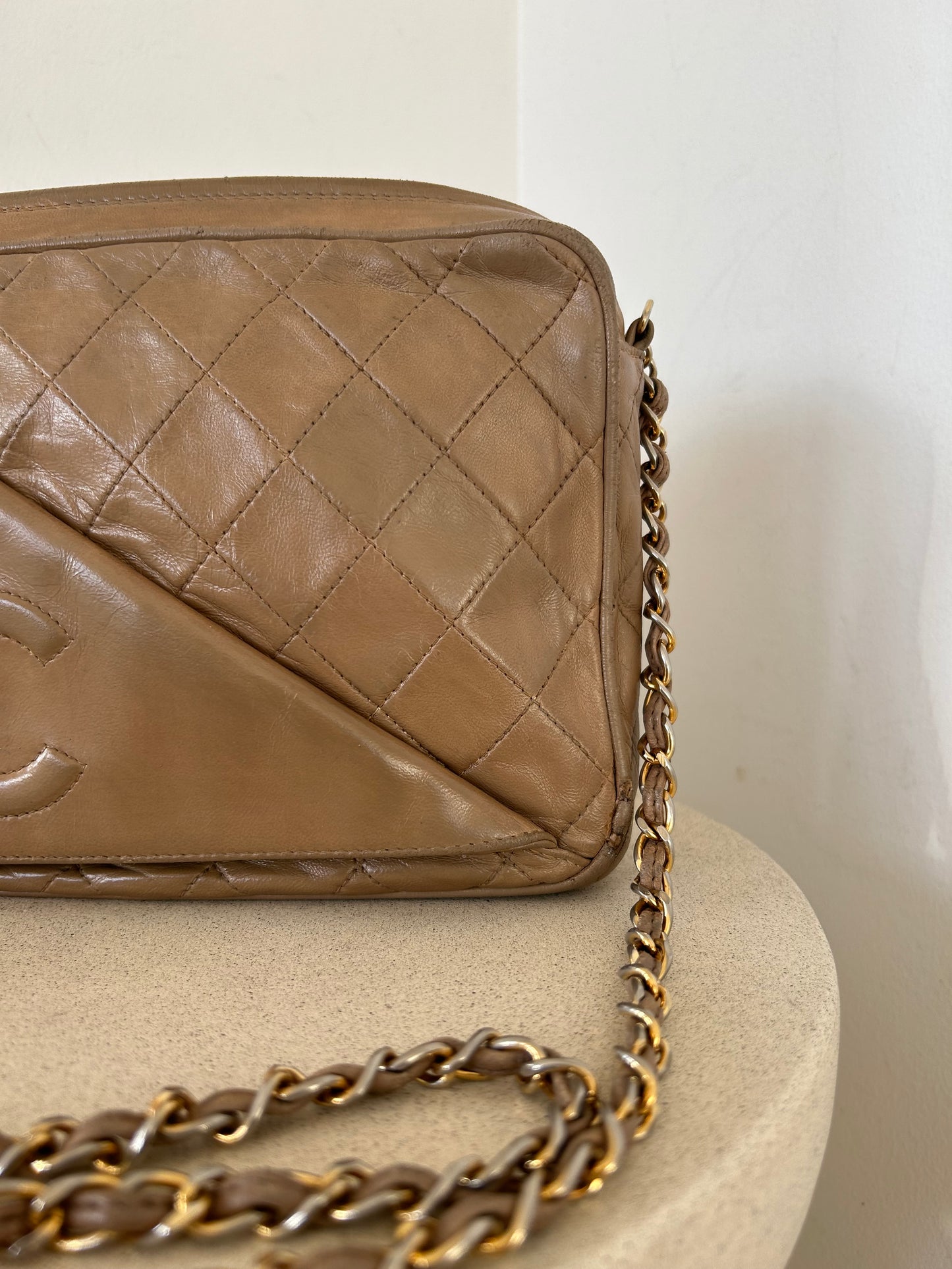 Chanel Camera Bag Beige