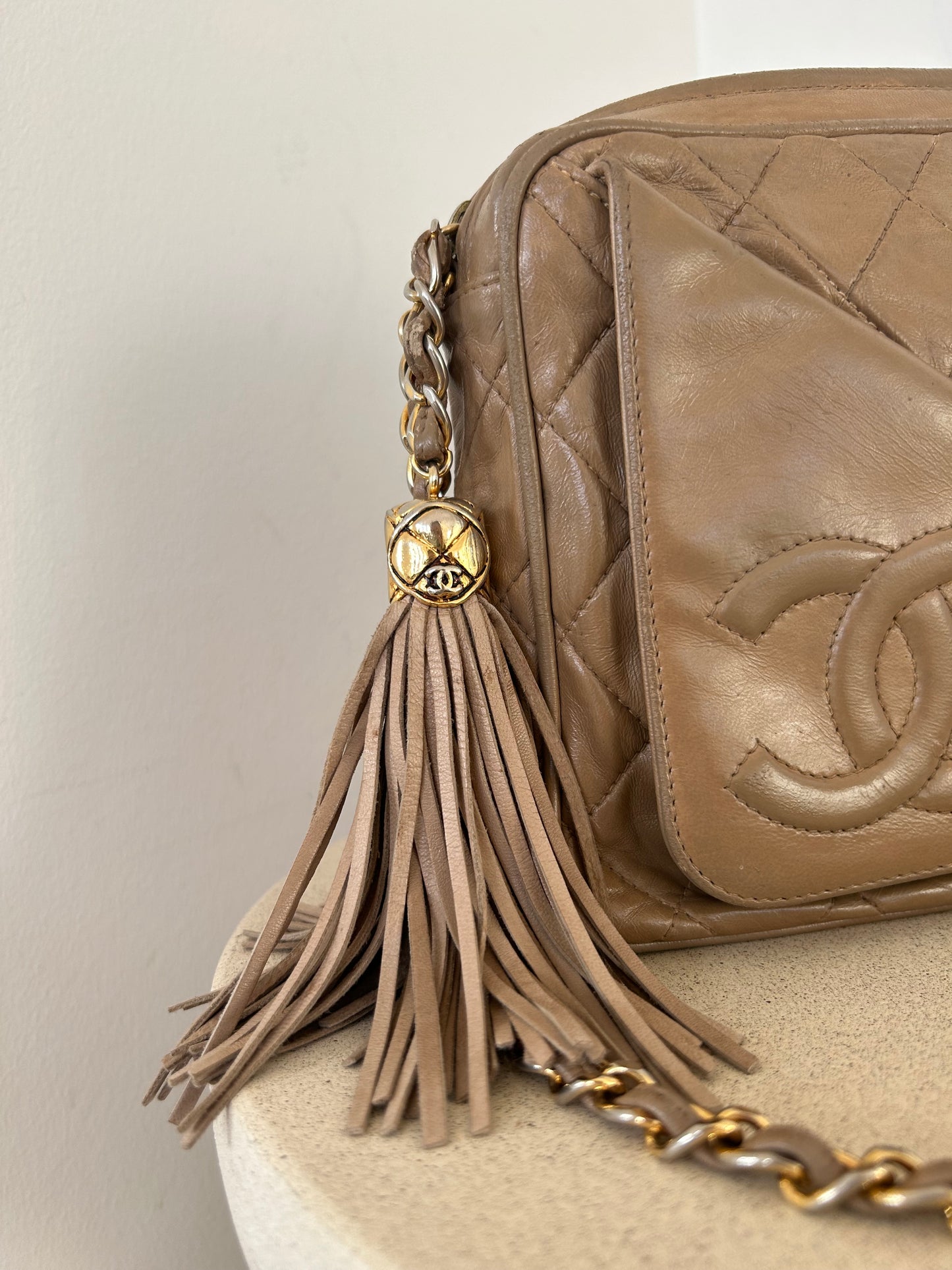 Chanel Camera Bag Beige