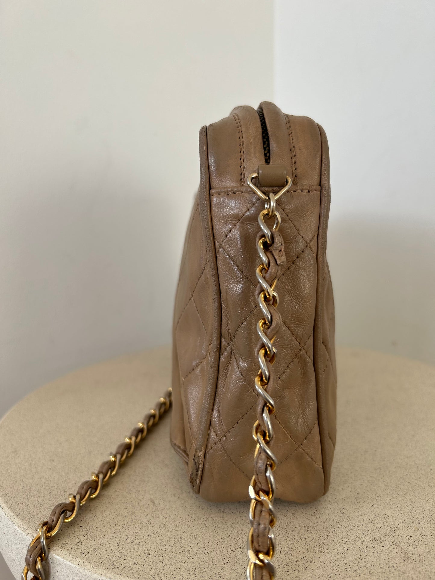 Chanel Camera Bag Beige