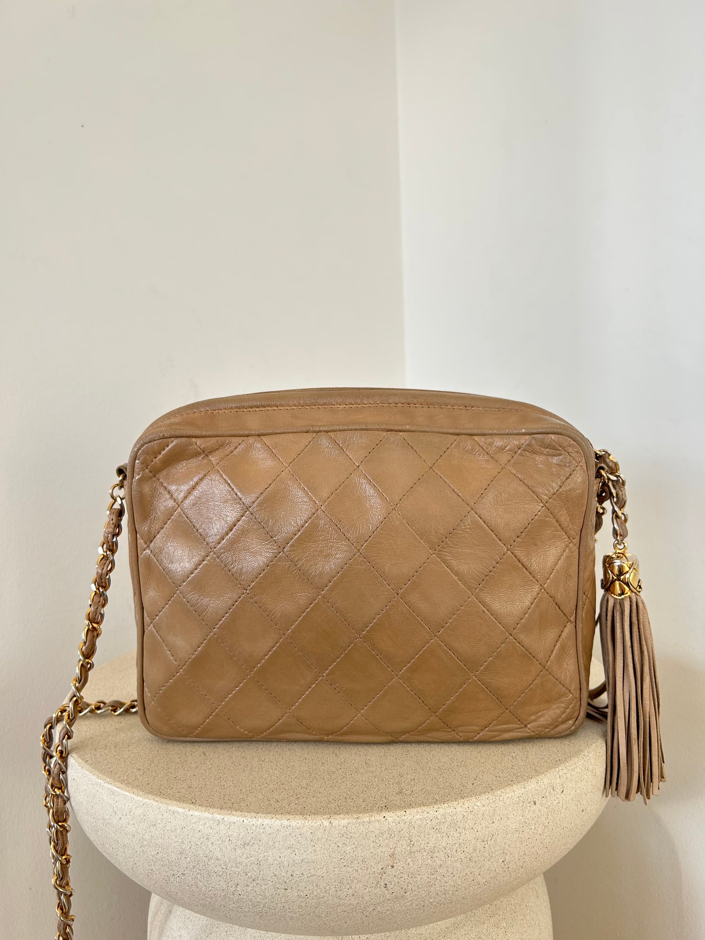 Chanel Camera Bag Beige