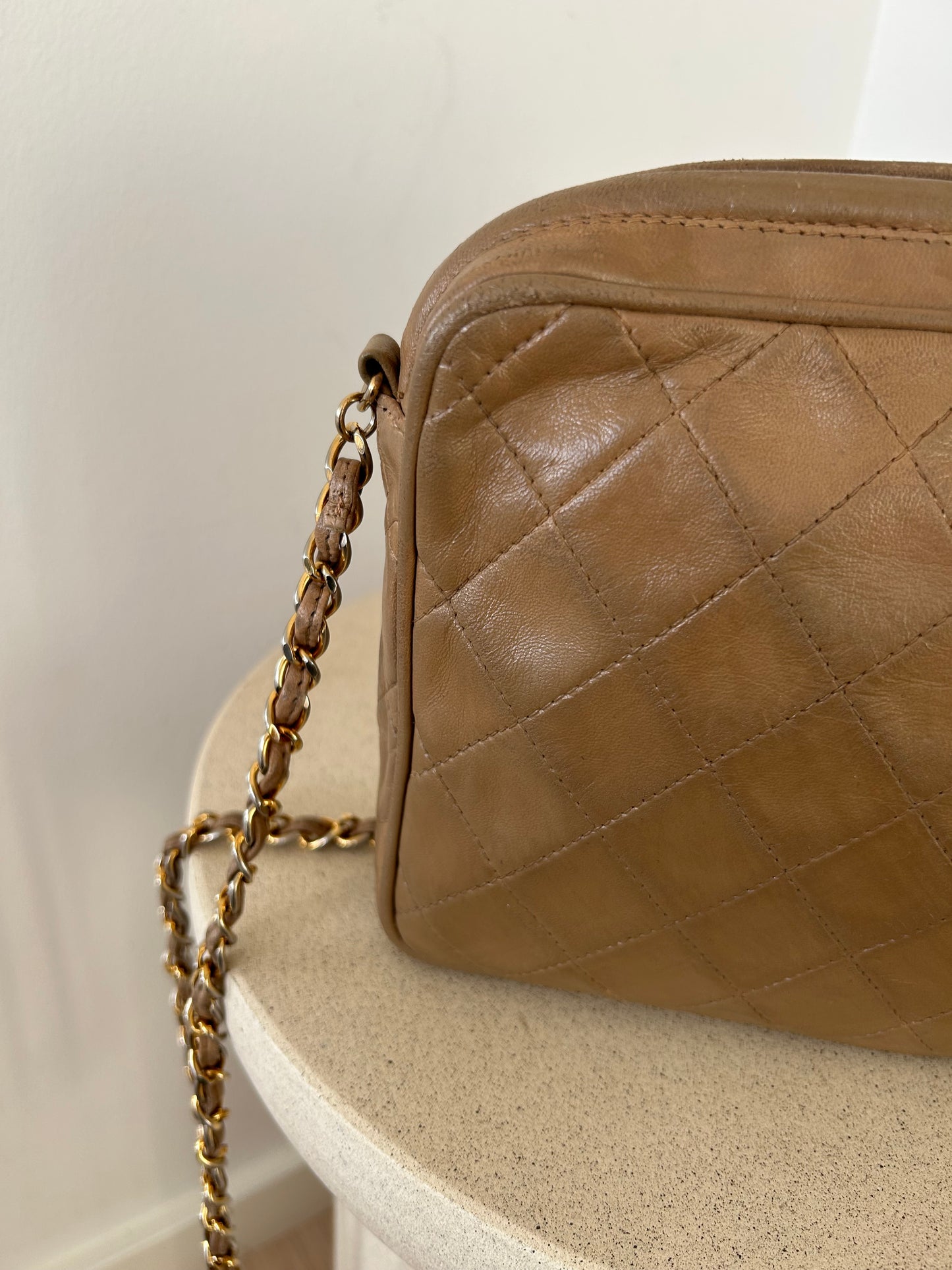 Chanel Camera Bag Beige