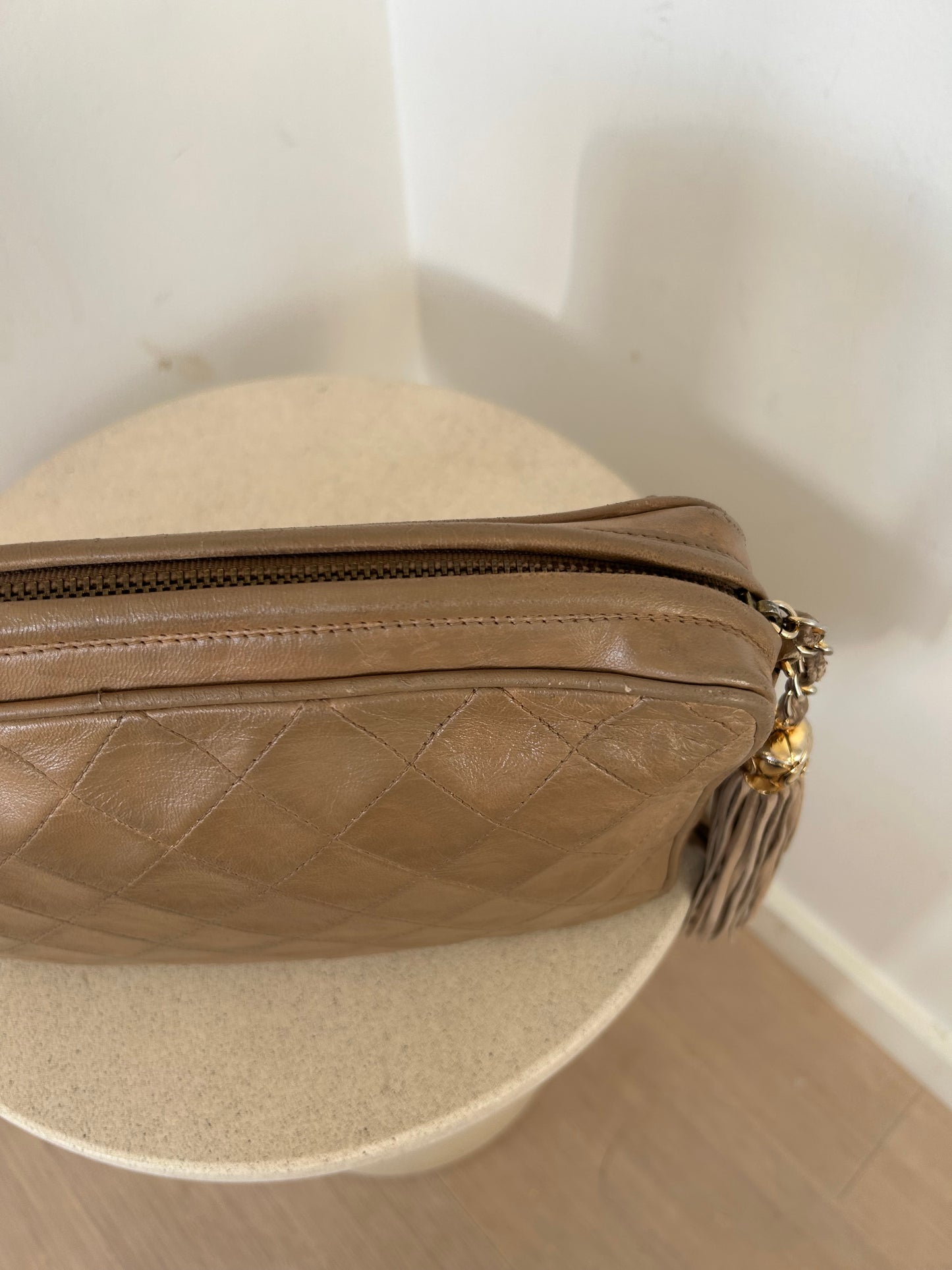 Chanel Camera Bag Beige