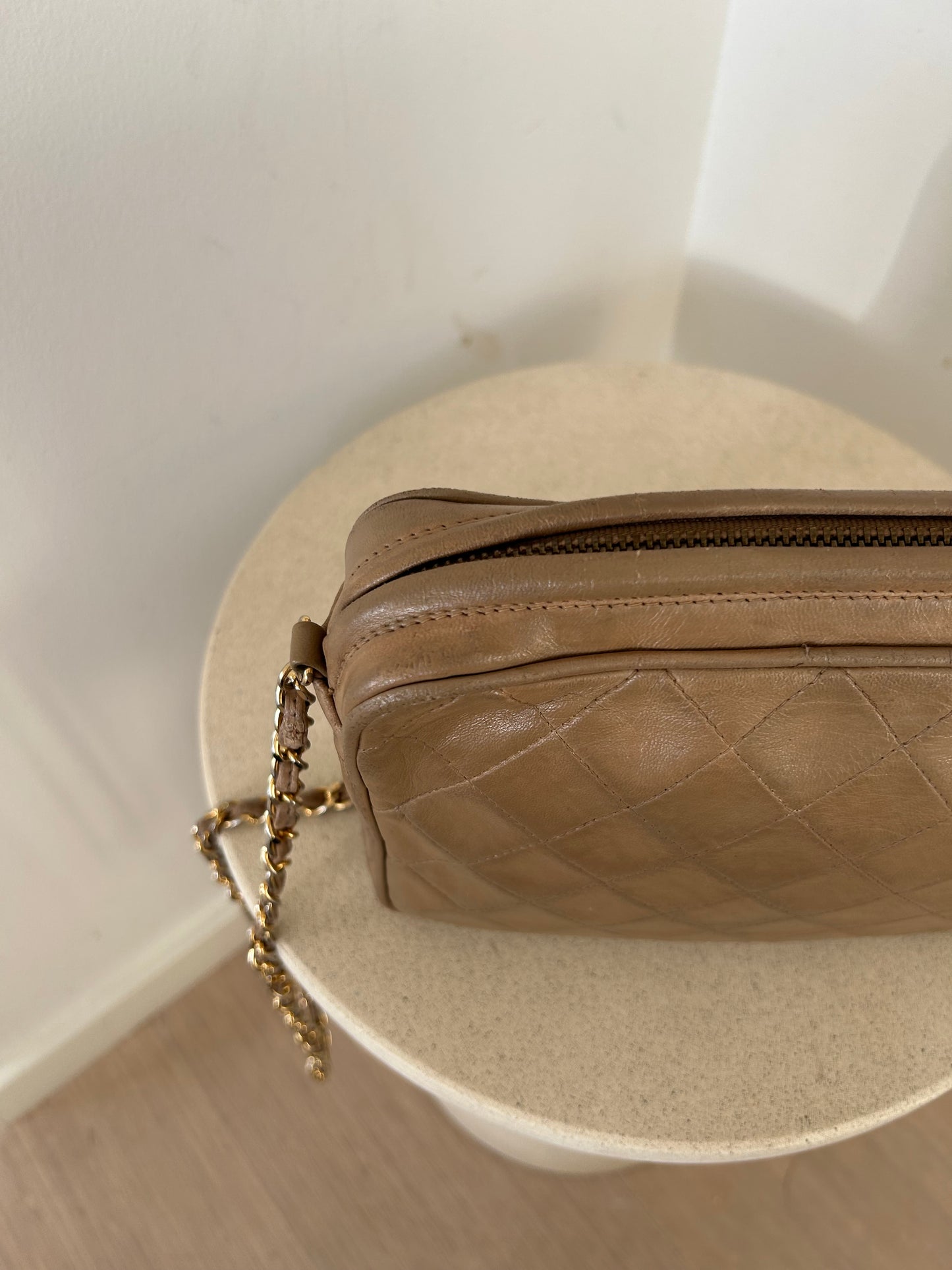 Chanel Camera Bag Beige