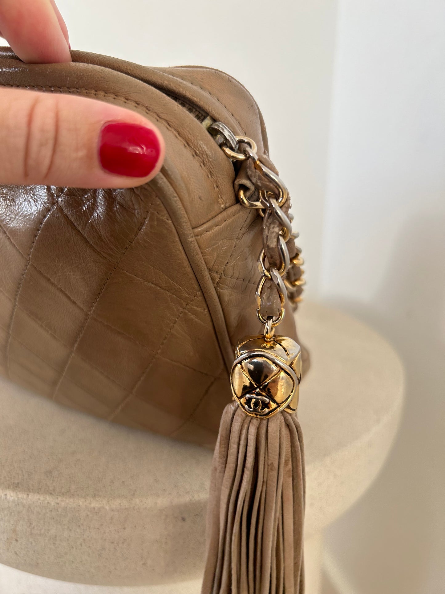 Chanel Camera Bag Beige