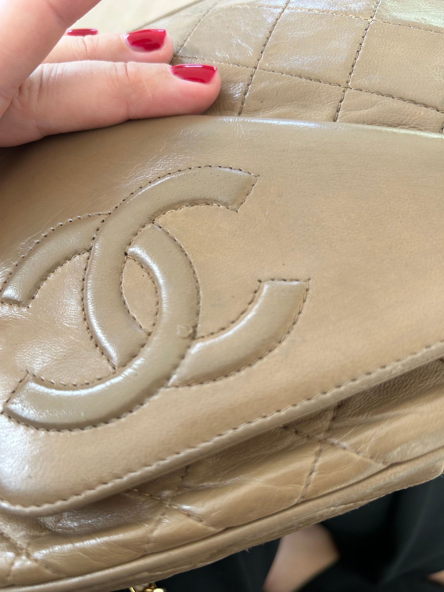 Chanel Camera Bag Beige
