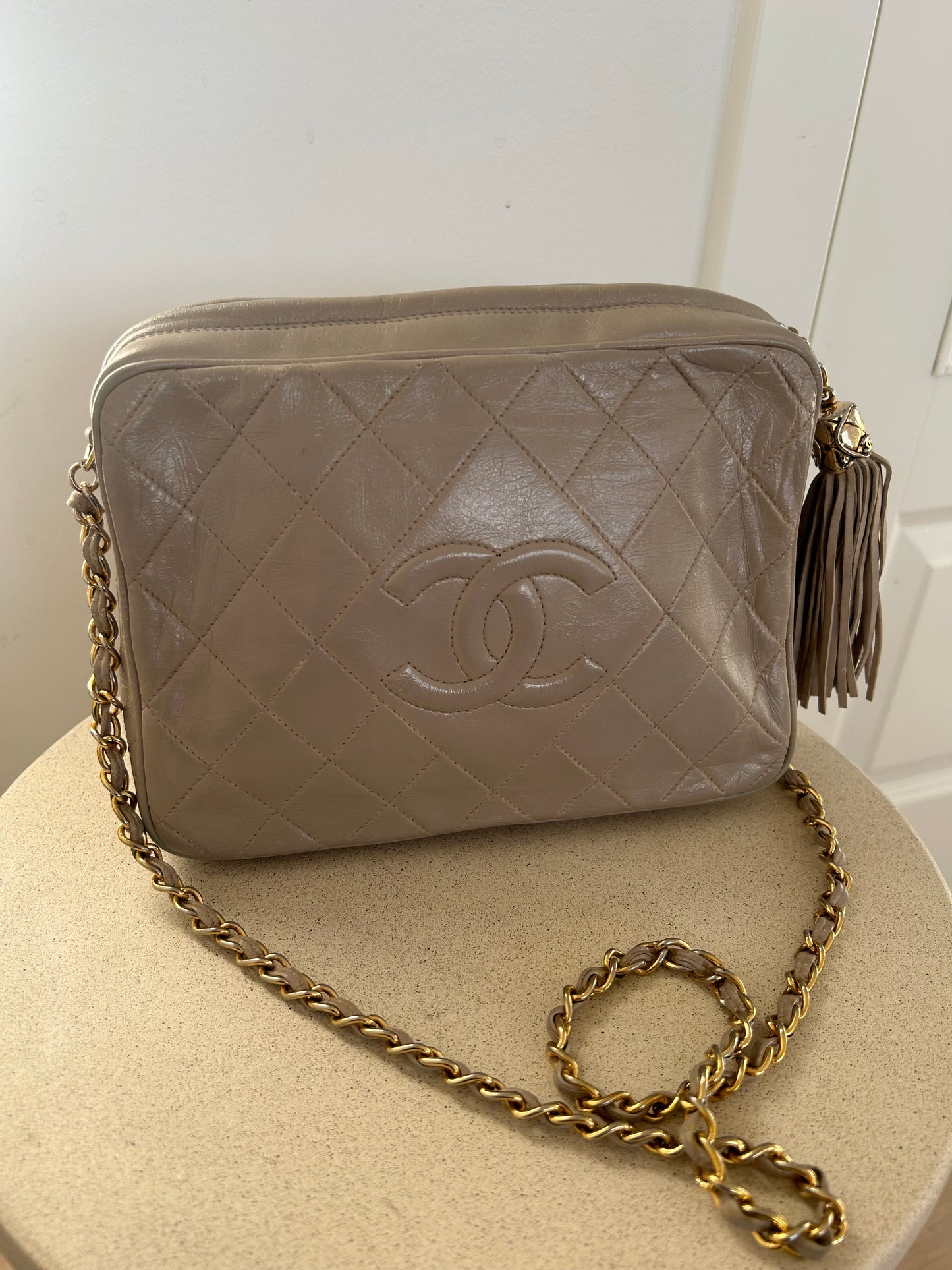 Chanel Camera Bag Beige
