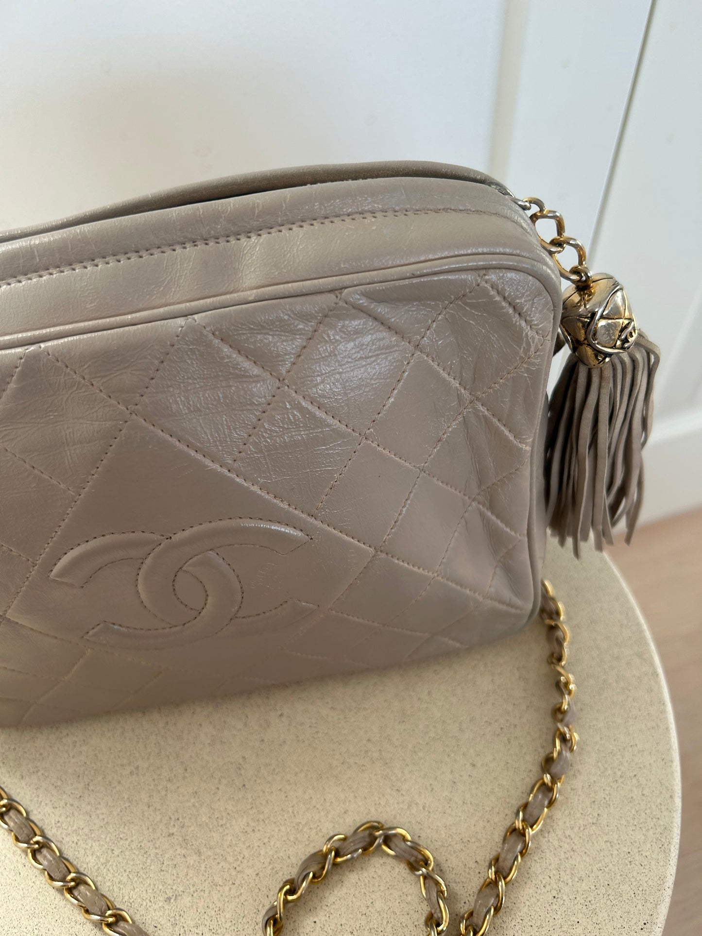 Chanel Camera Bag Beige