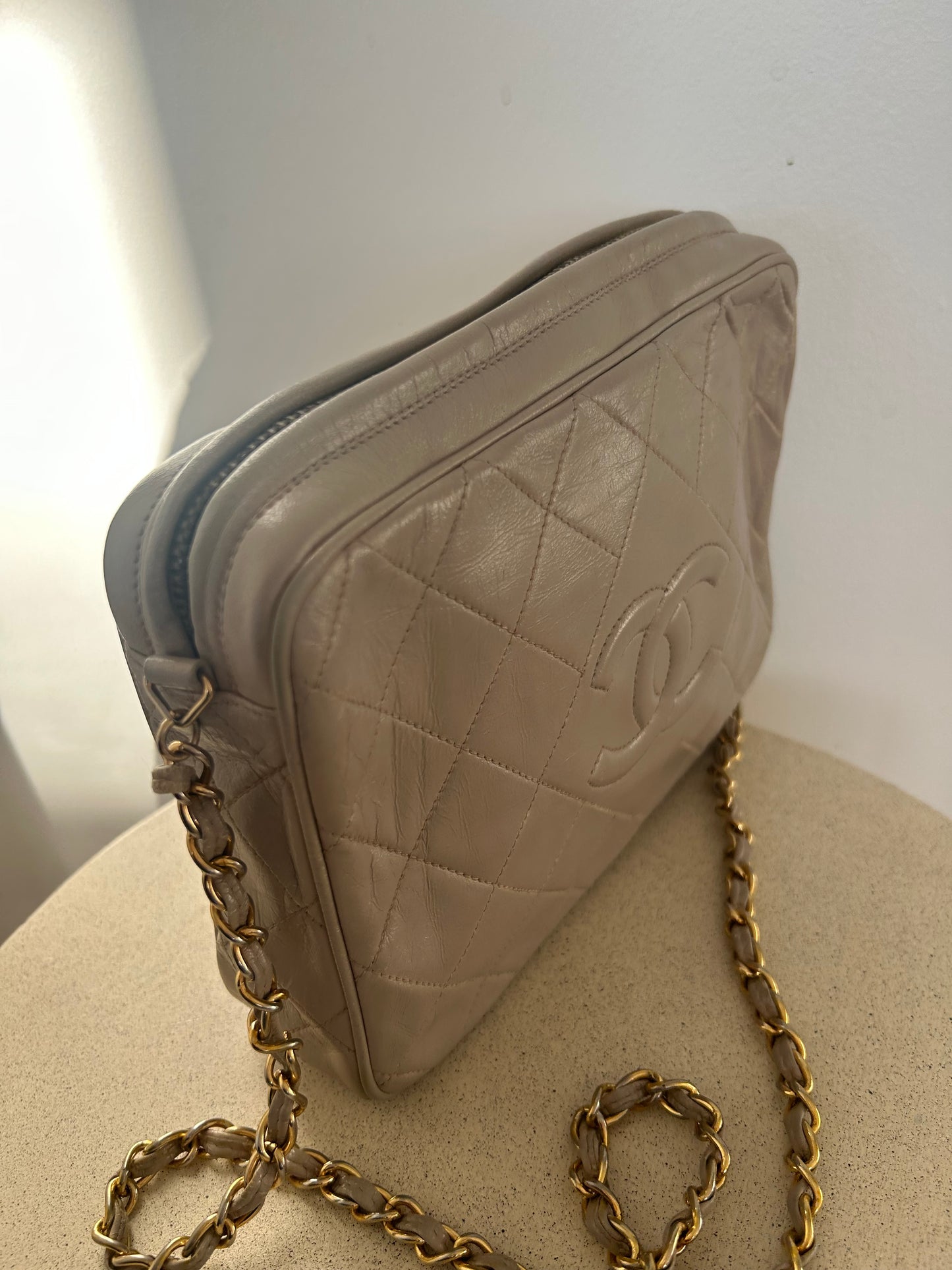 Chanel Camera Bag Beige