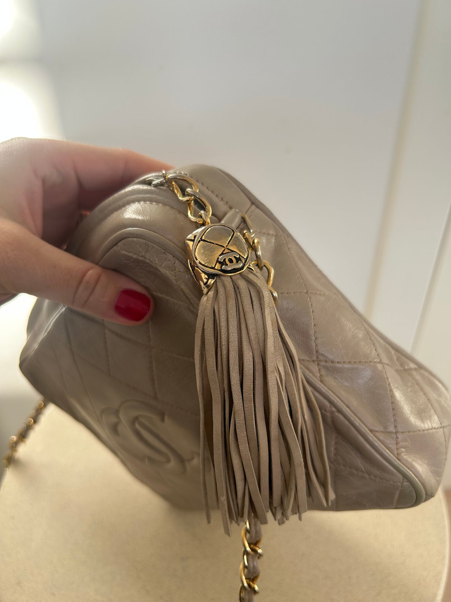 Chanel Camera Bag Beige