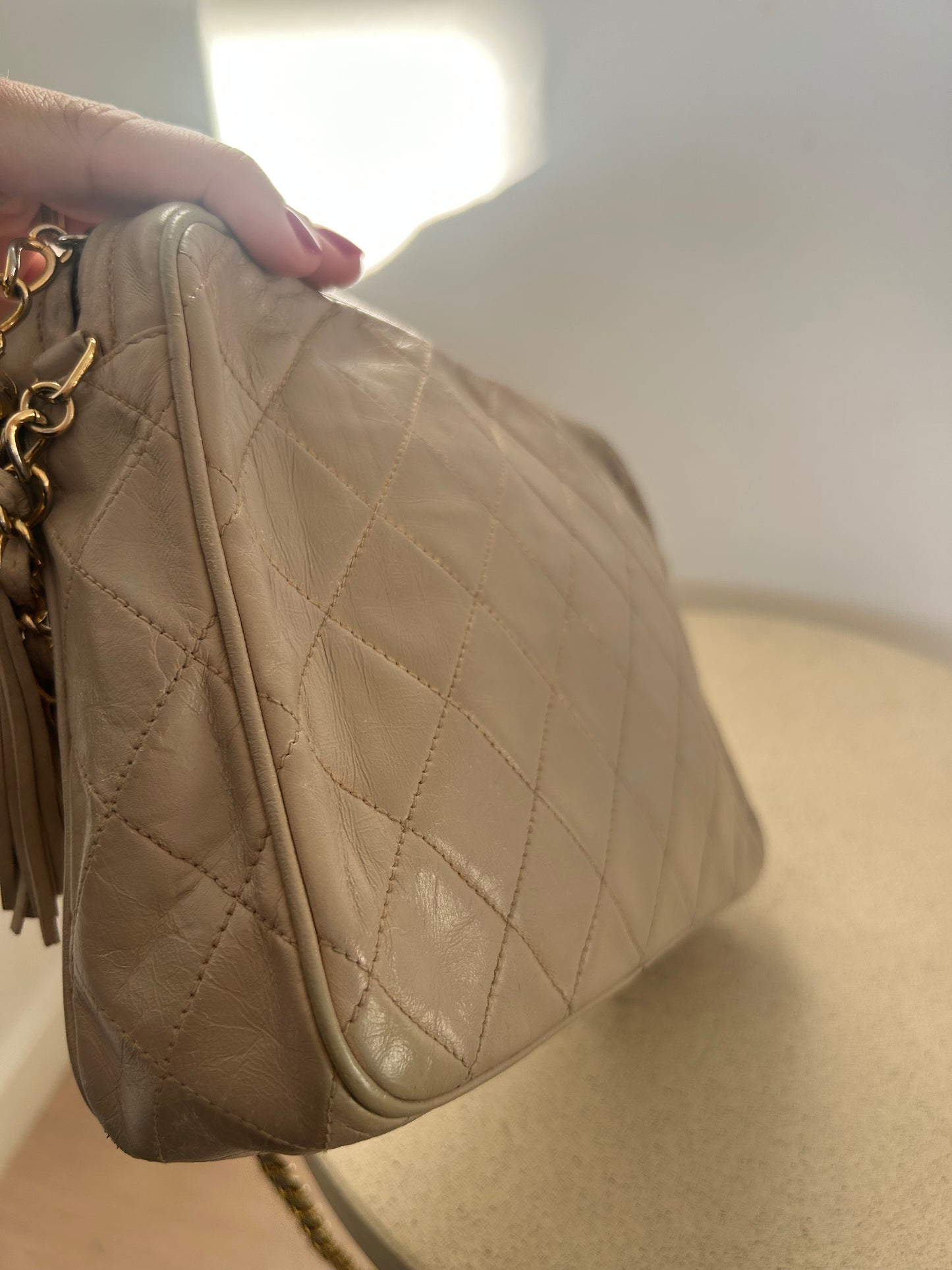 Chanel Camera Bag Beige