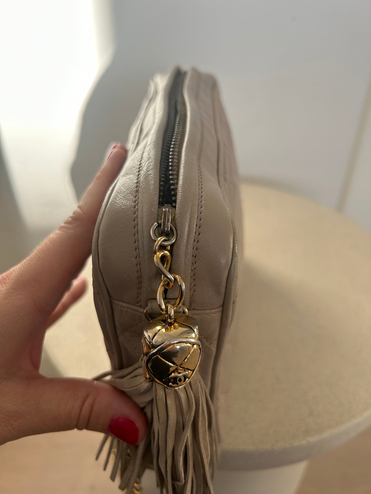 Chanel Camera Bag Beige