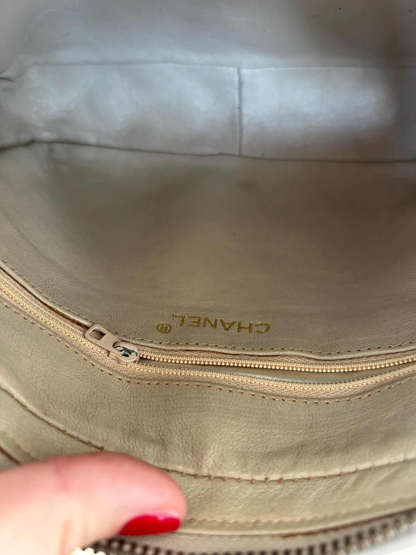 Chanel Camera Bag Beige