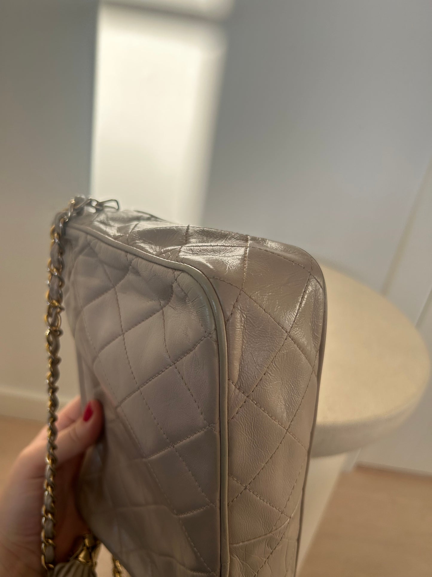 Chanel Camera Bag Beige