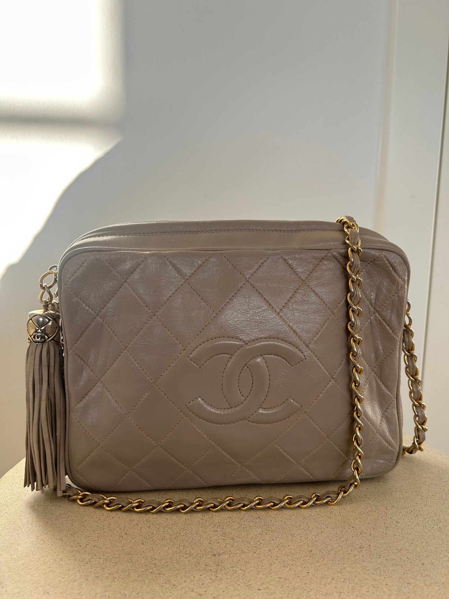 Chanel Camera Bag Beige