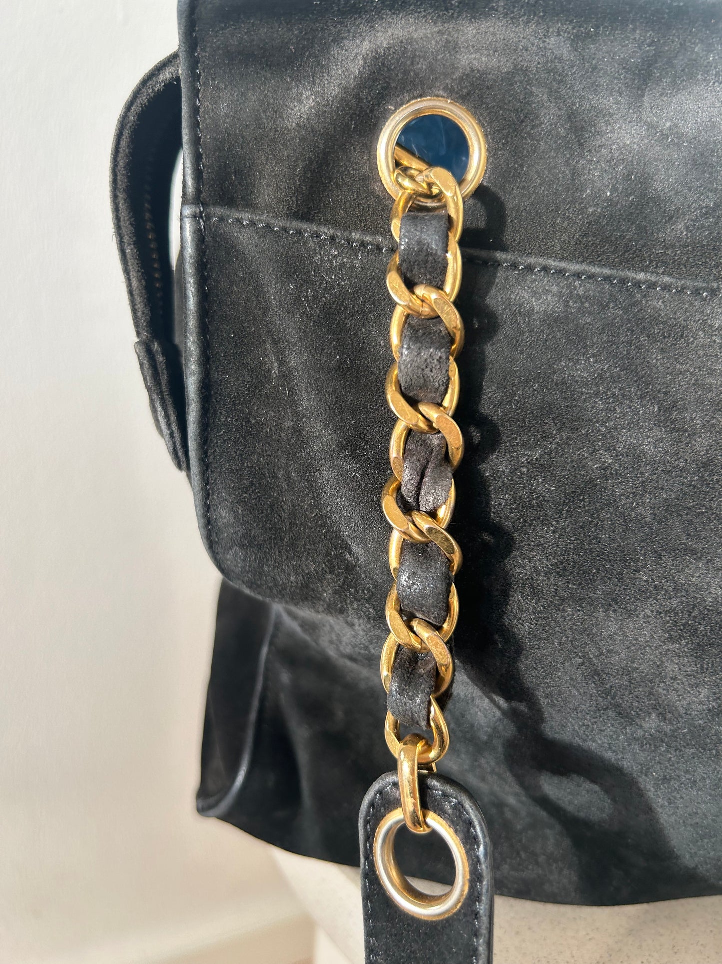 Chanel CC Suede Tote