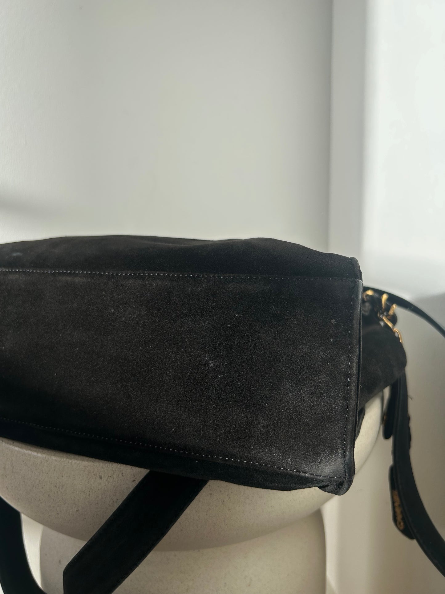 Chanel CC Suede Tote