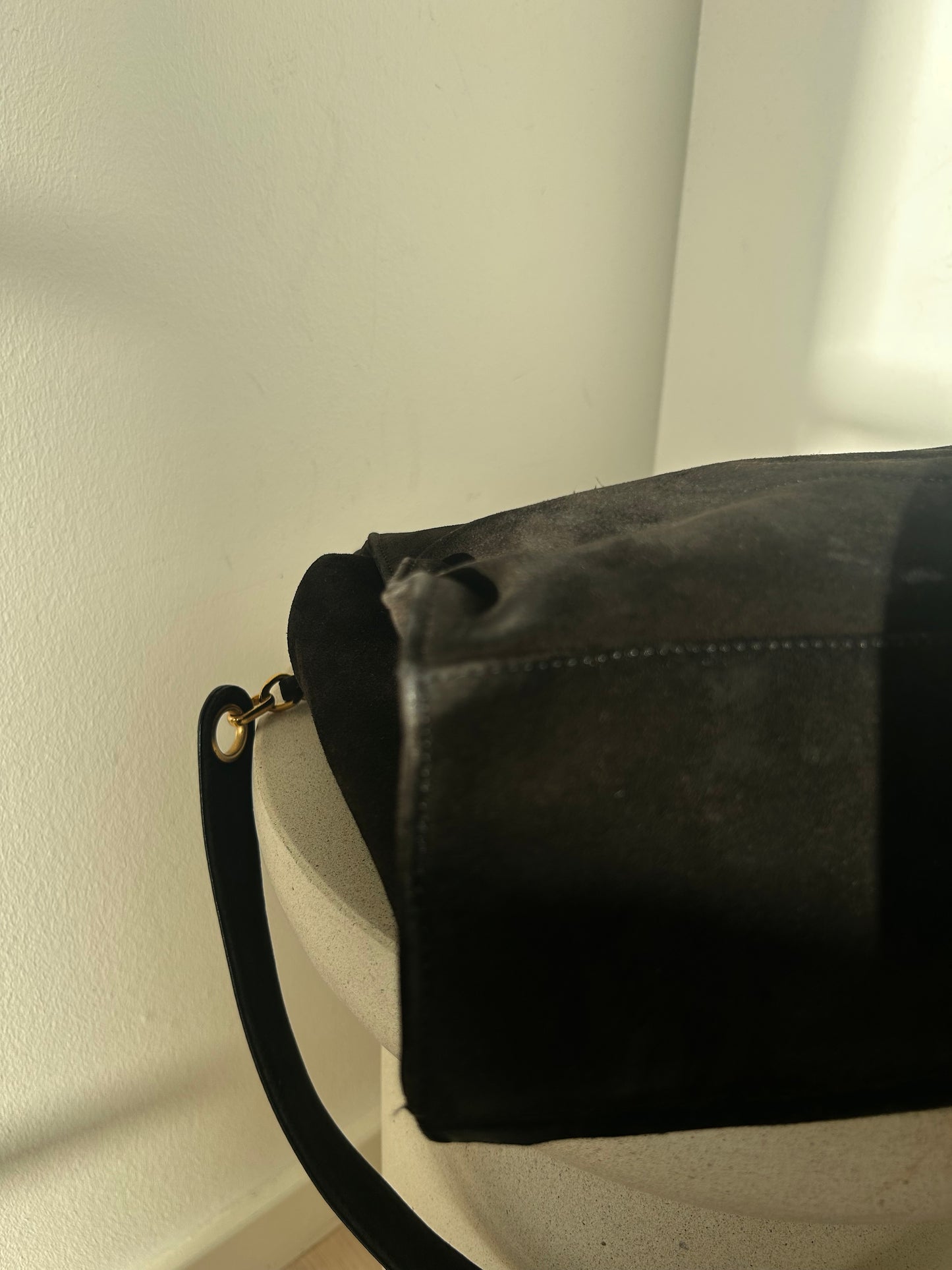 Chanel CC Suede Tote