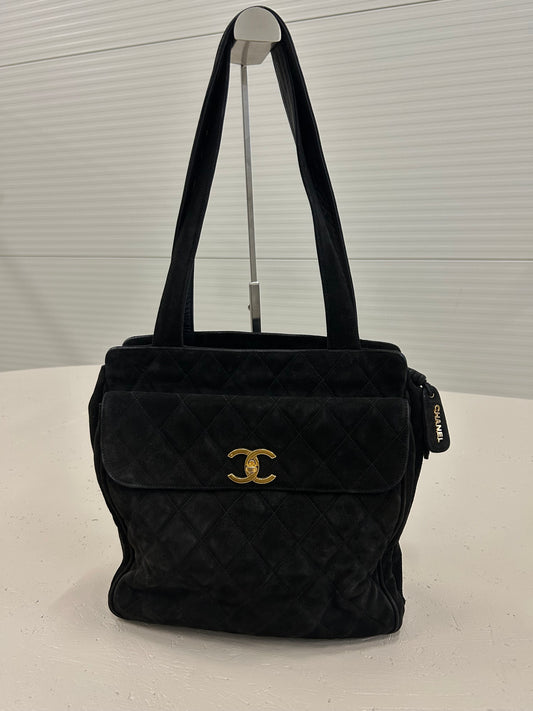 Chanel CC Tote bag suede
