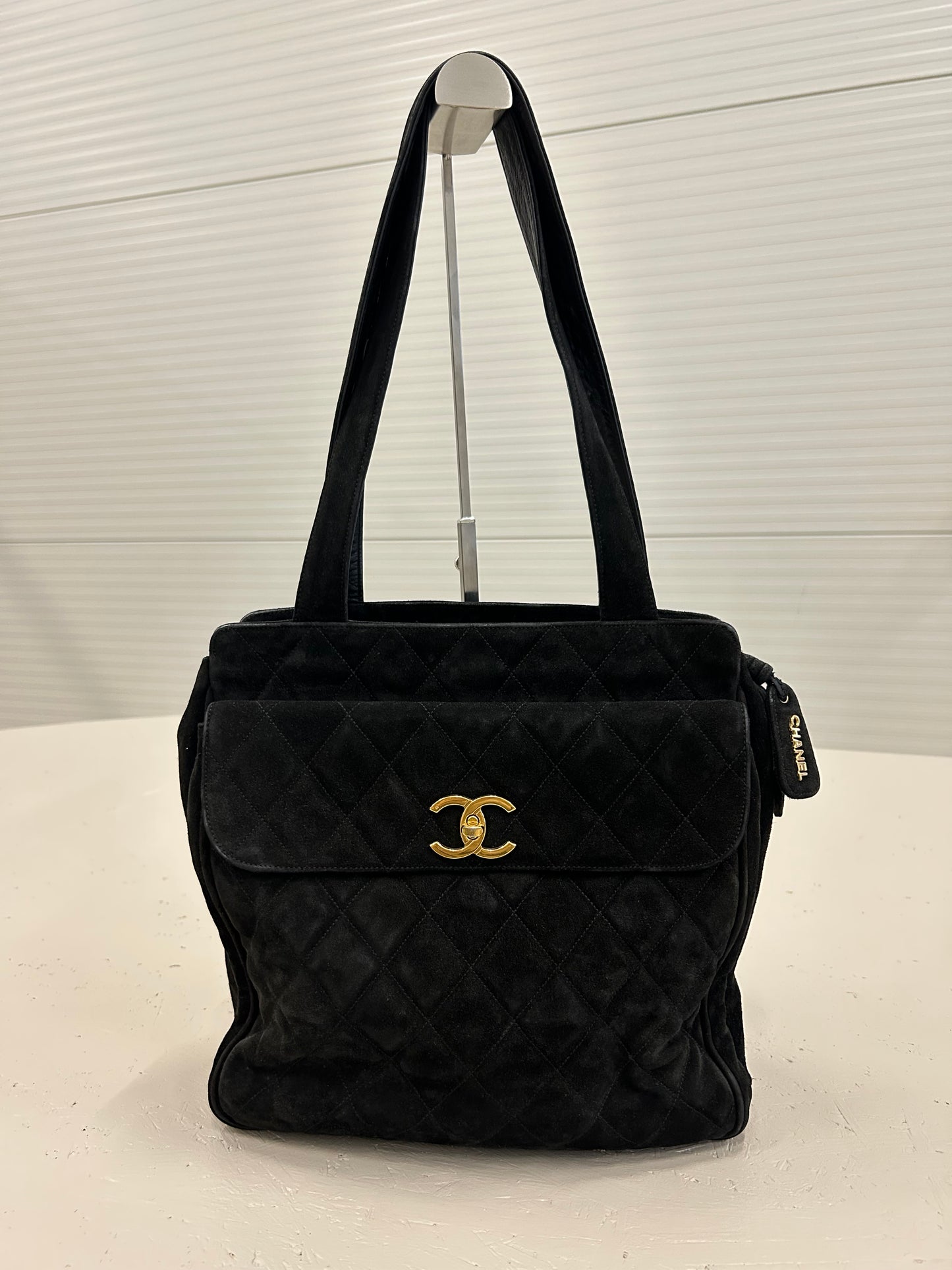 Chanel CC Tote bag suede