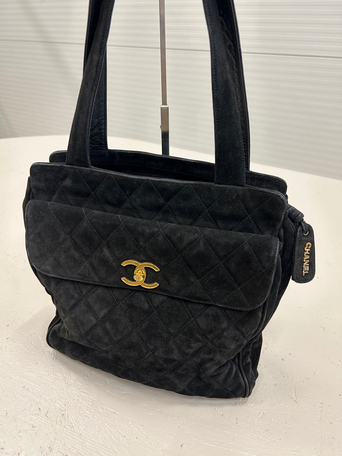 Chanel CC Tote bag suede