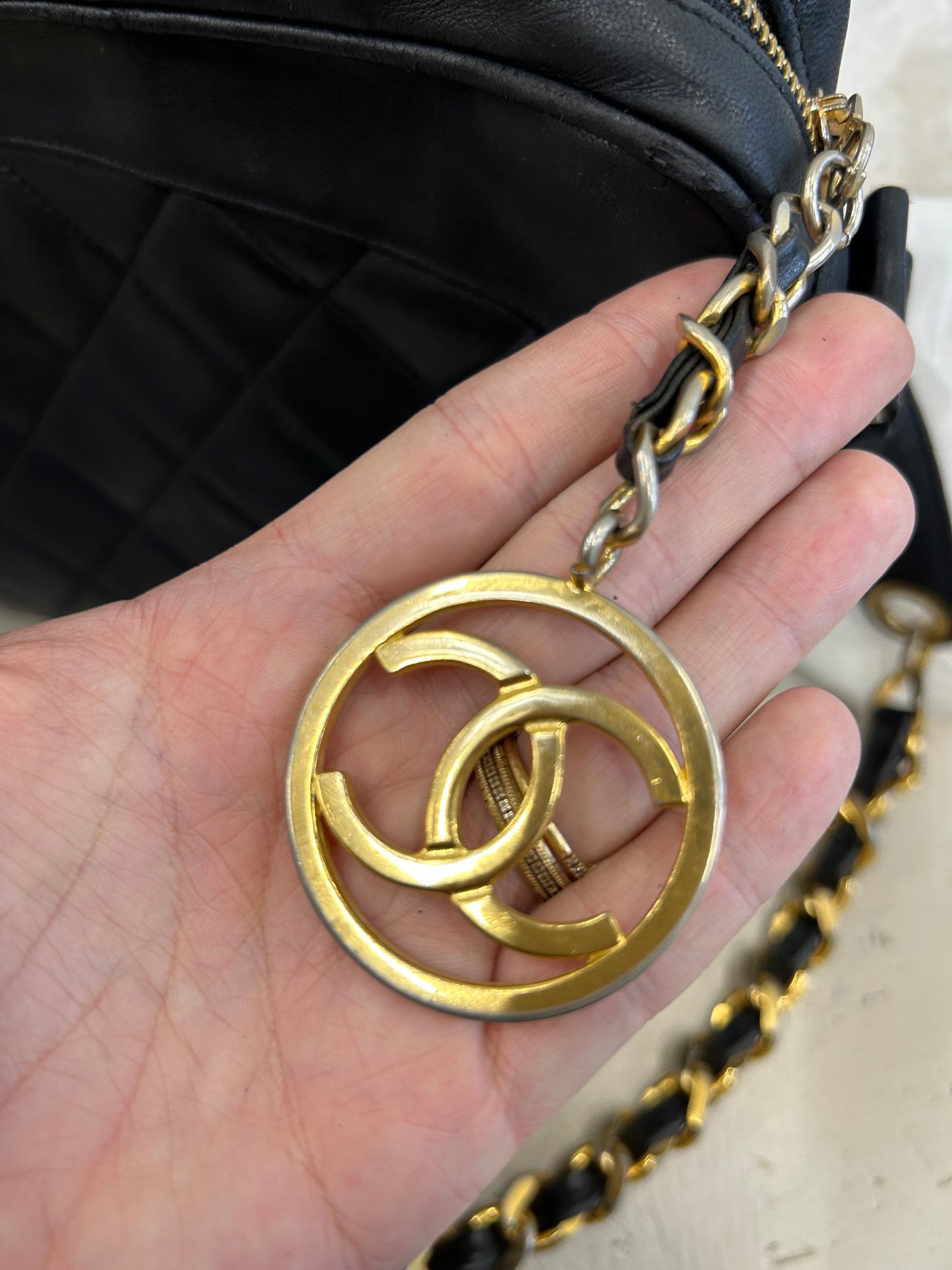 Chanel matelasse crossbody bag