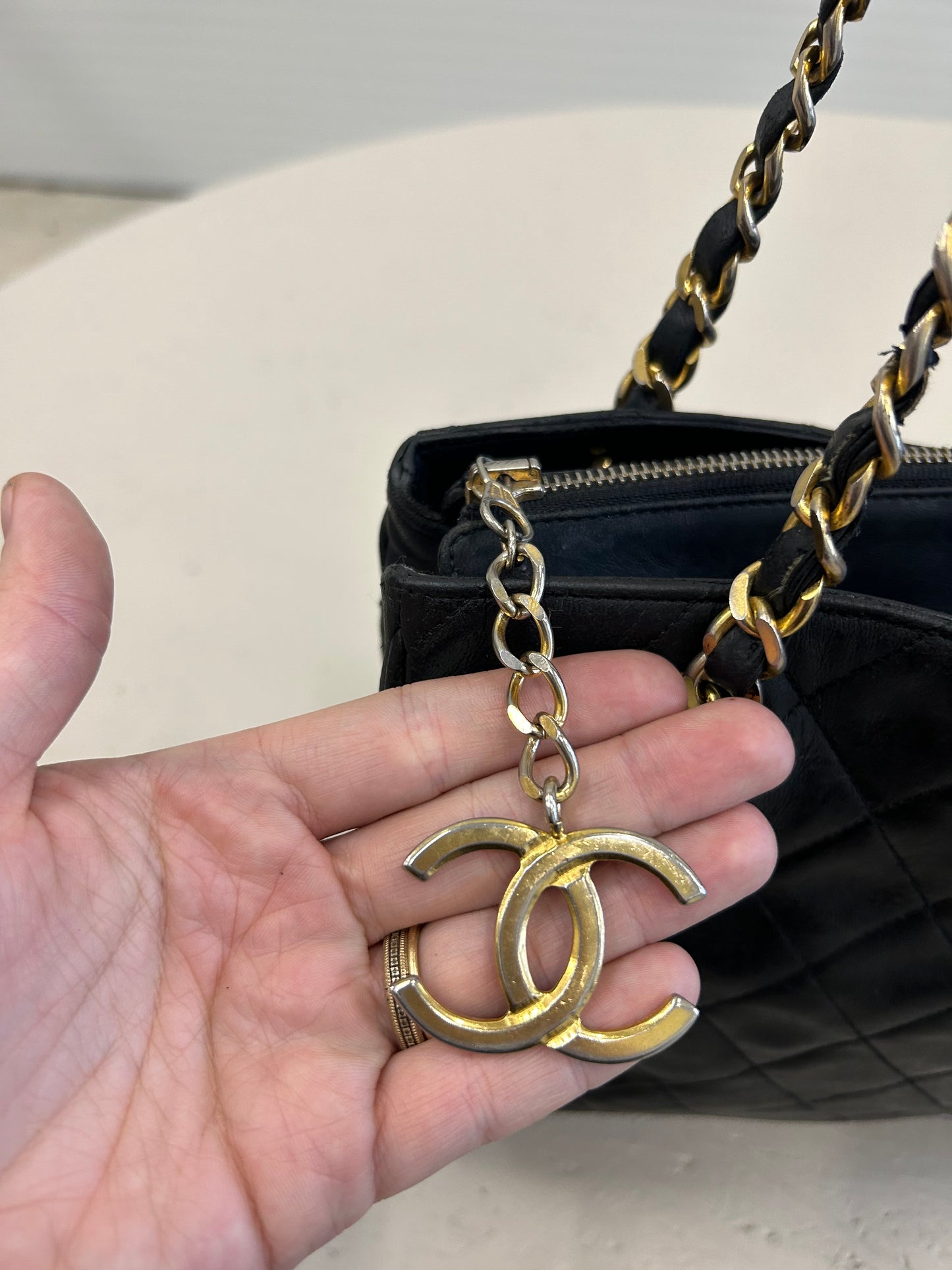 Chanel quilted shoulder bag