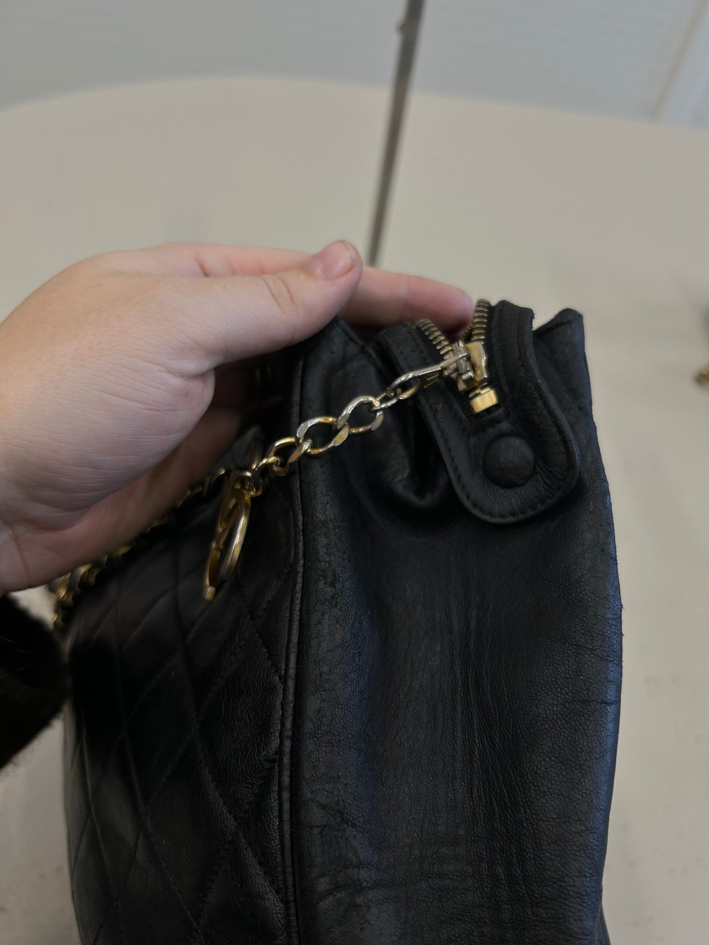 Chanel quilted shoulder bag
