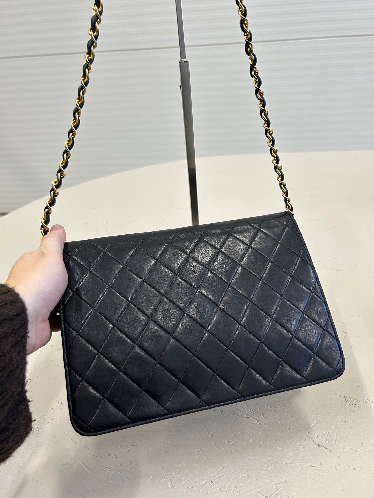 Chanel diamond classic flap bag