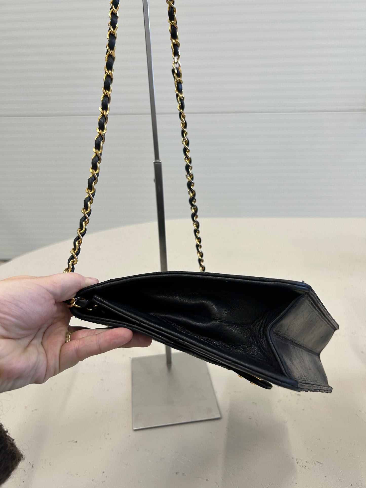 Chanel diamond classic flap bag