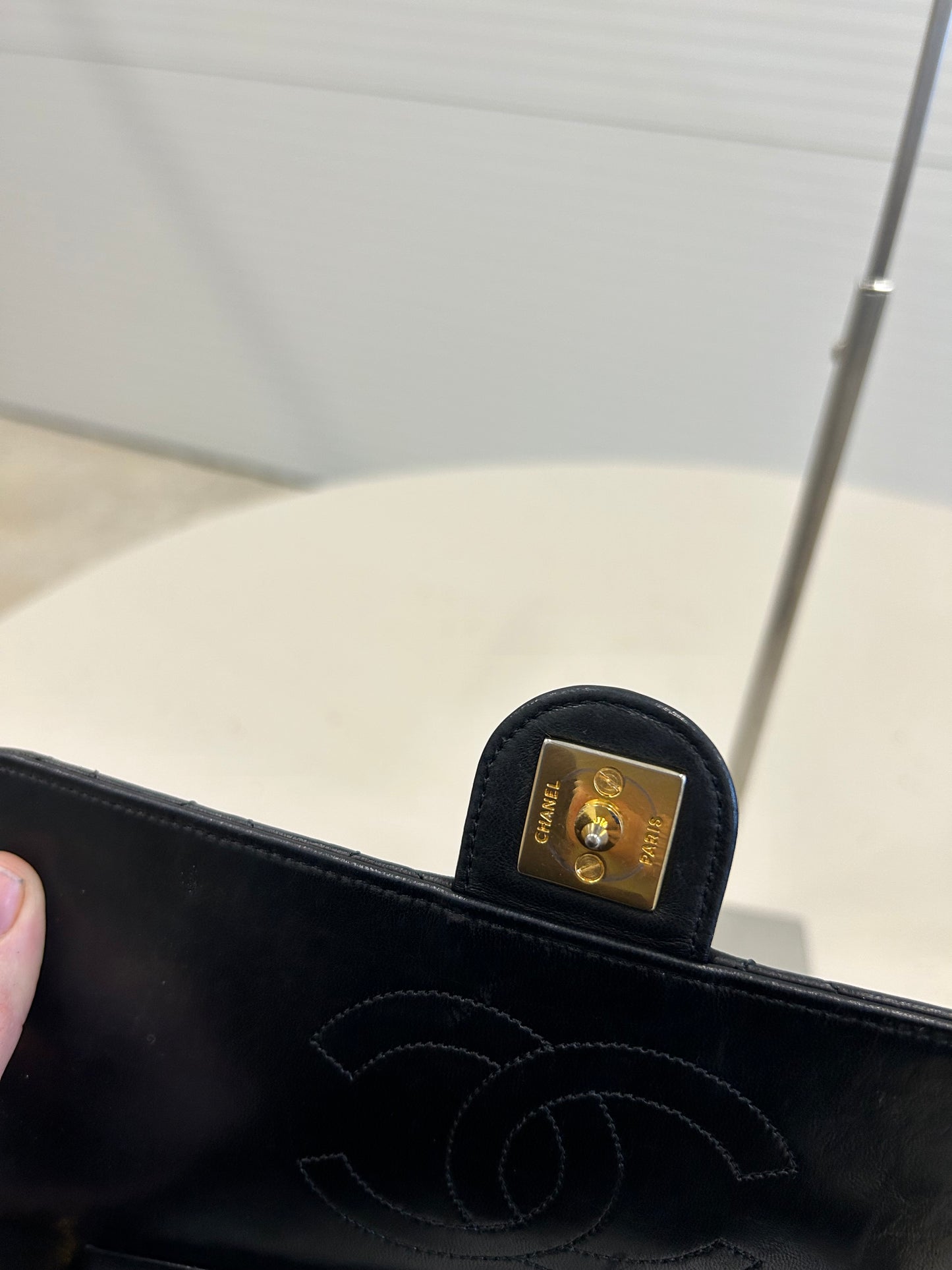 Chanel diamond classic flap bag
