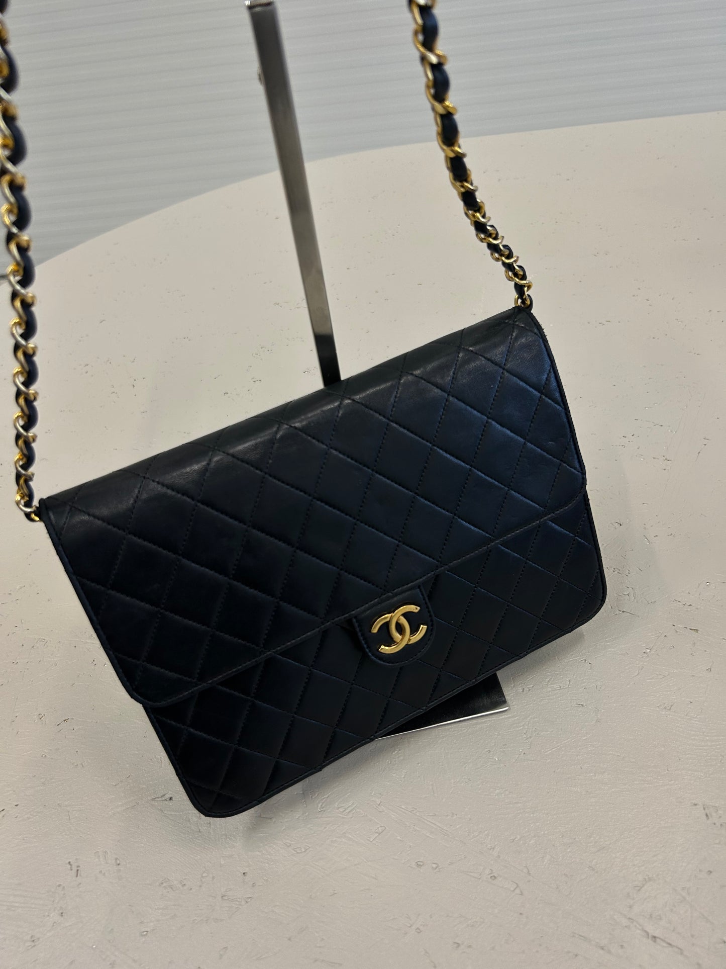 Chanel diamond classic flap bag