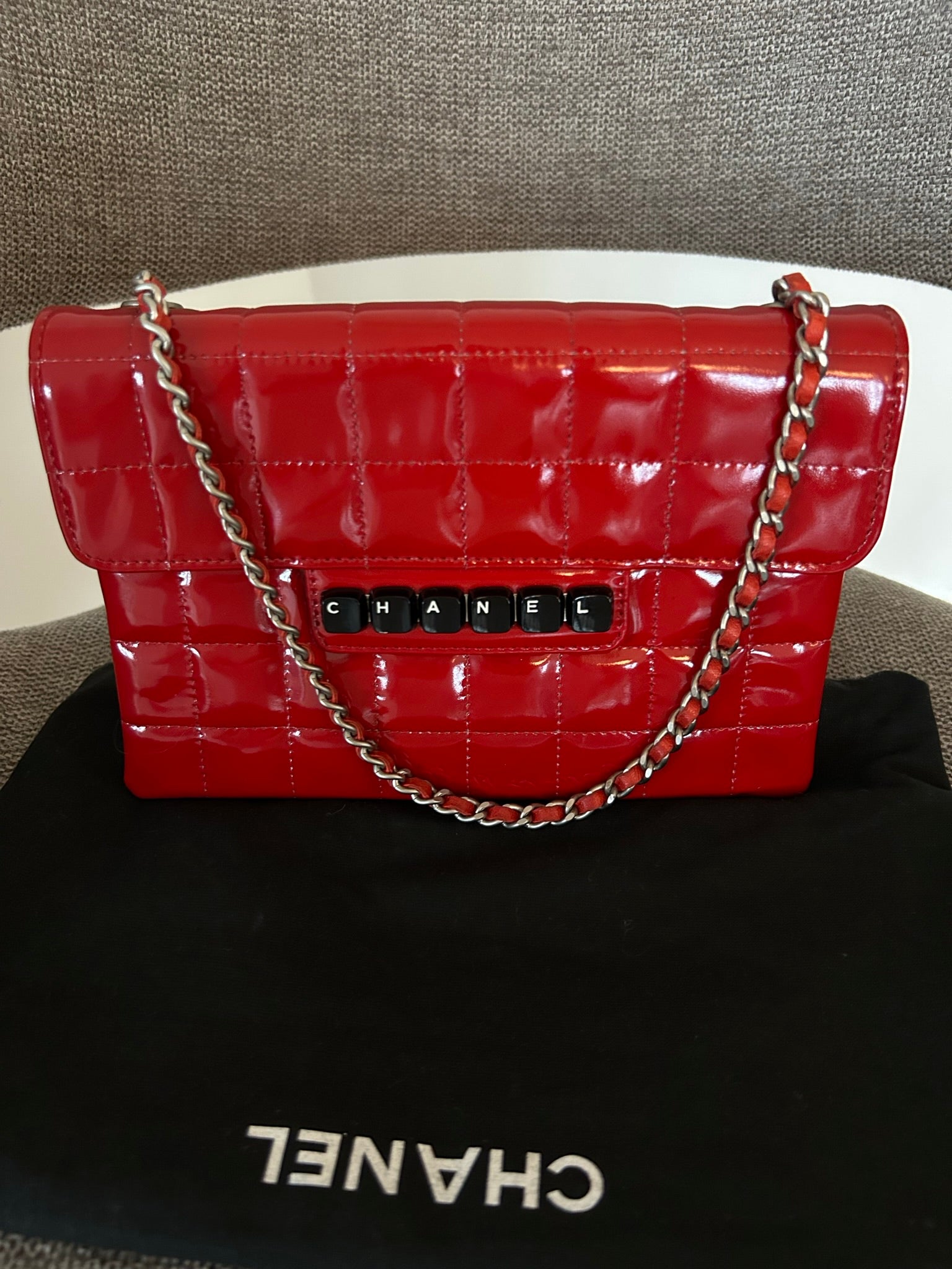 Chanel Keyboard Patent Pochette Nordic Vintage