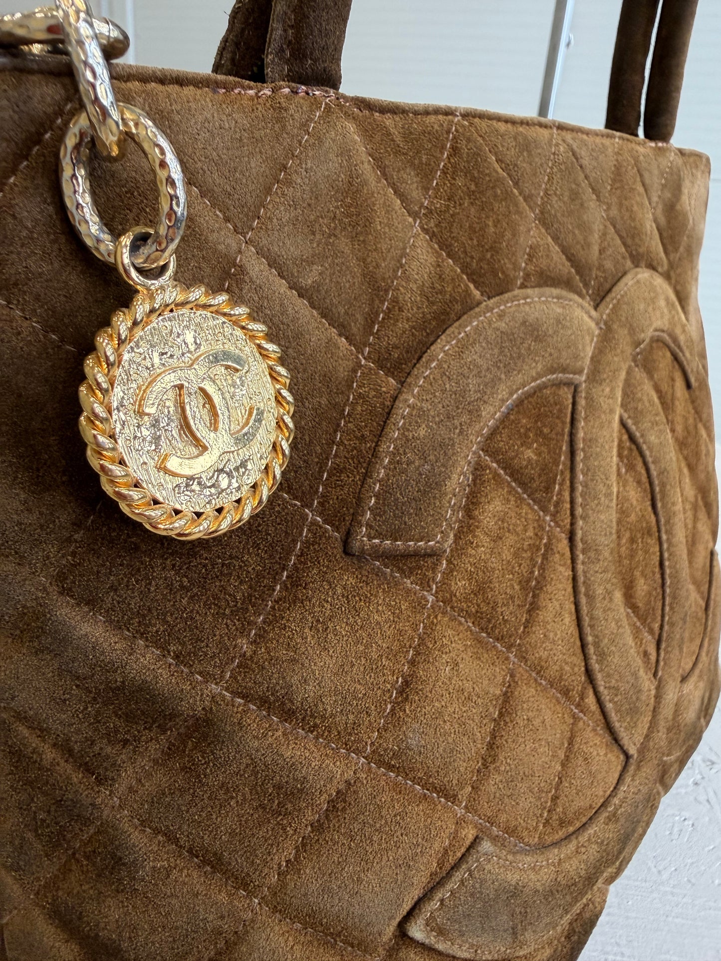 Chanel Suede Medalion