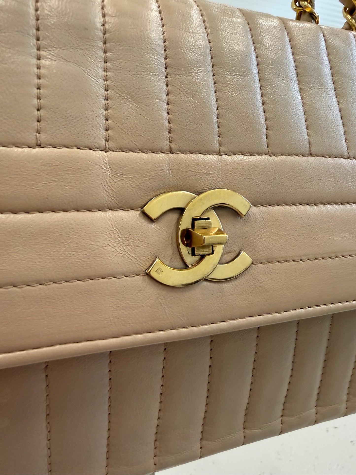 Chanel Flap Bag Beige