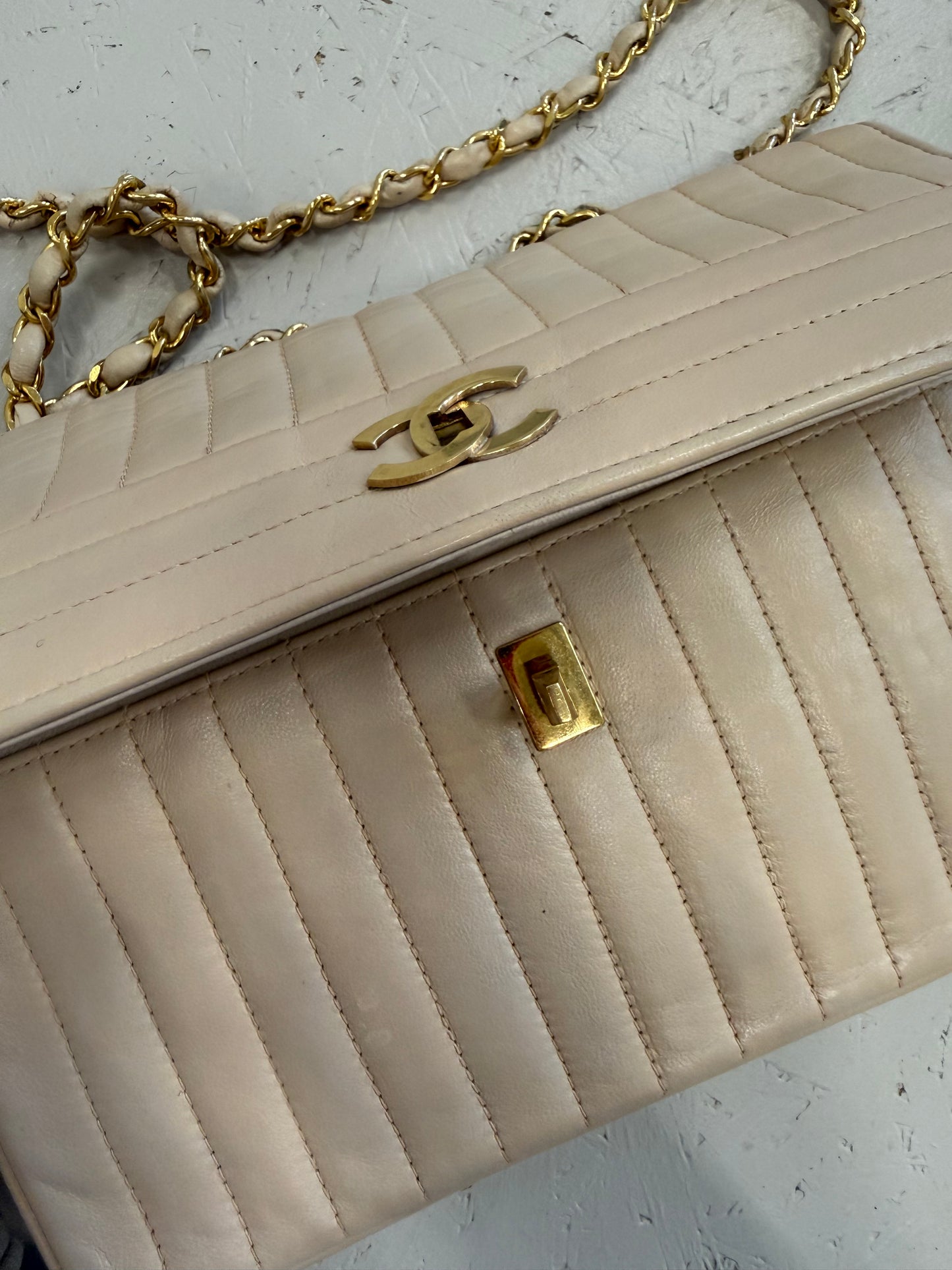 Chanel Flap Bag Beige