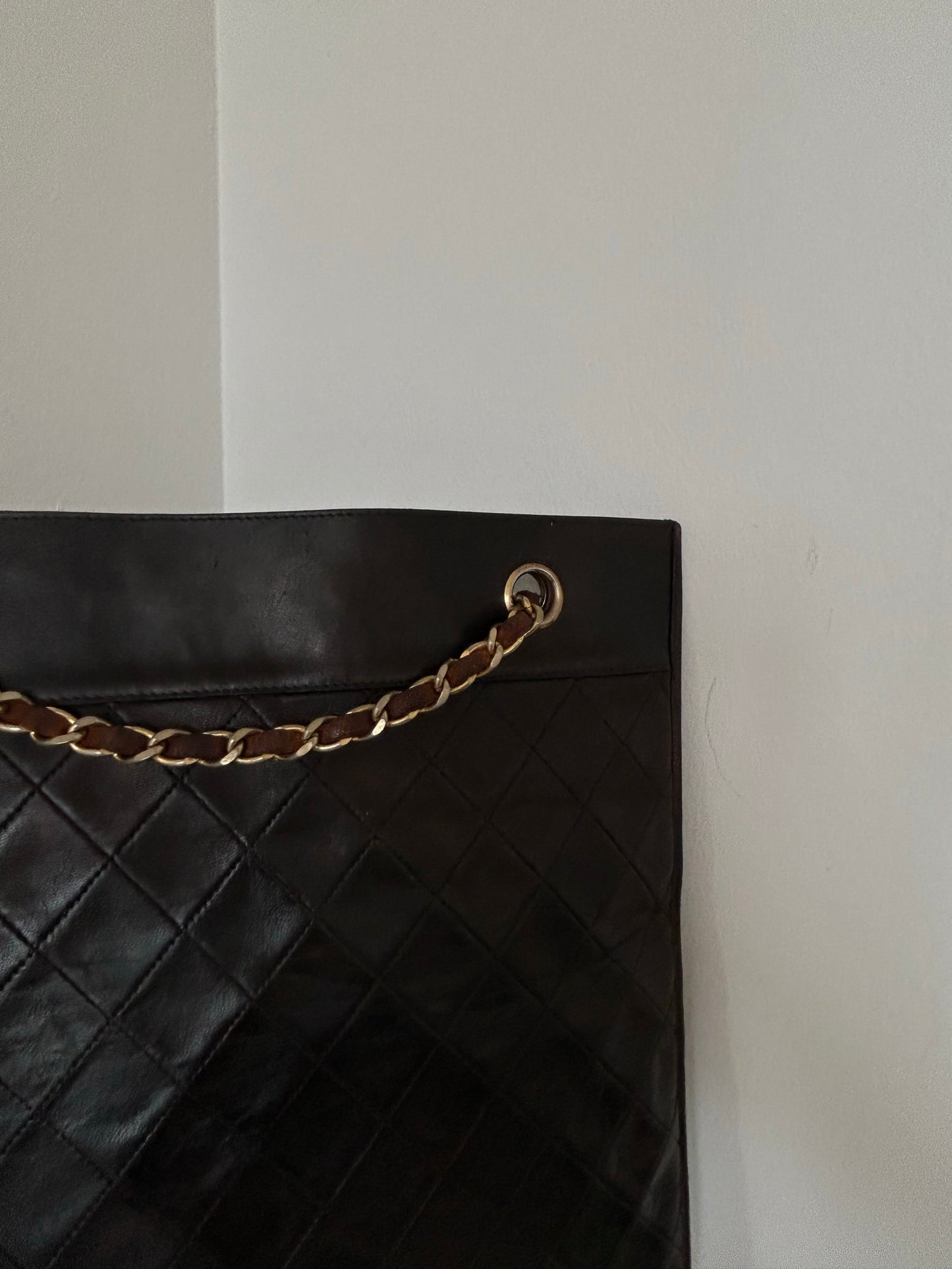 Chanel Matelasse Tote Brown