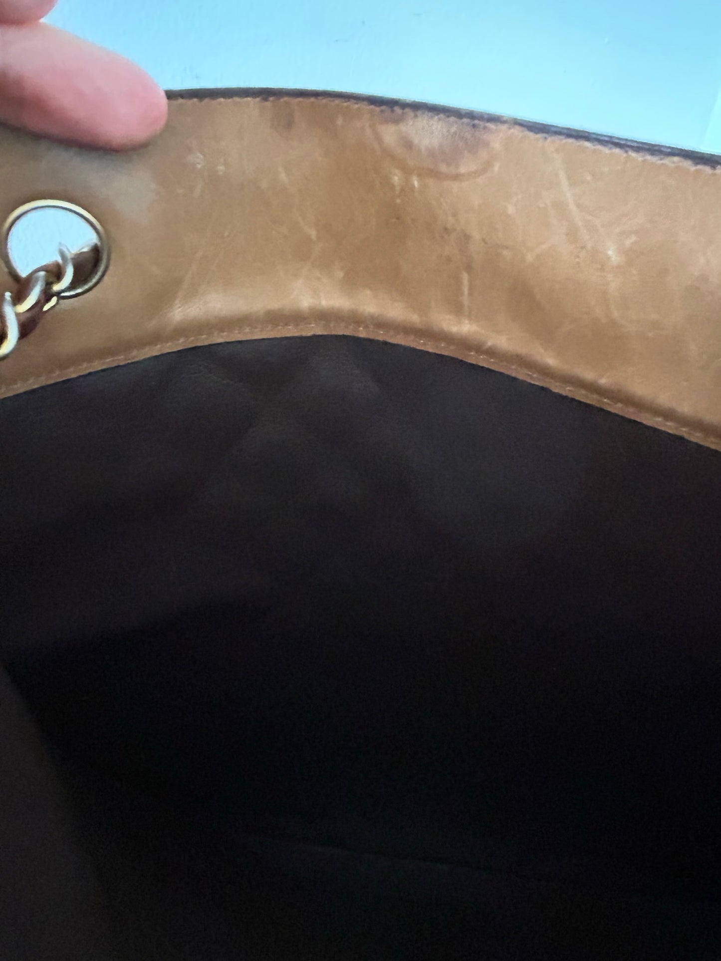 Chanel Matelasse Tote Brown