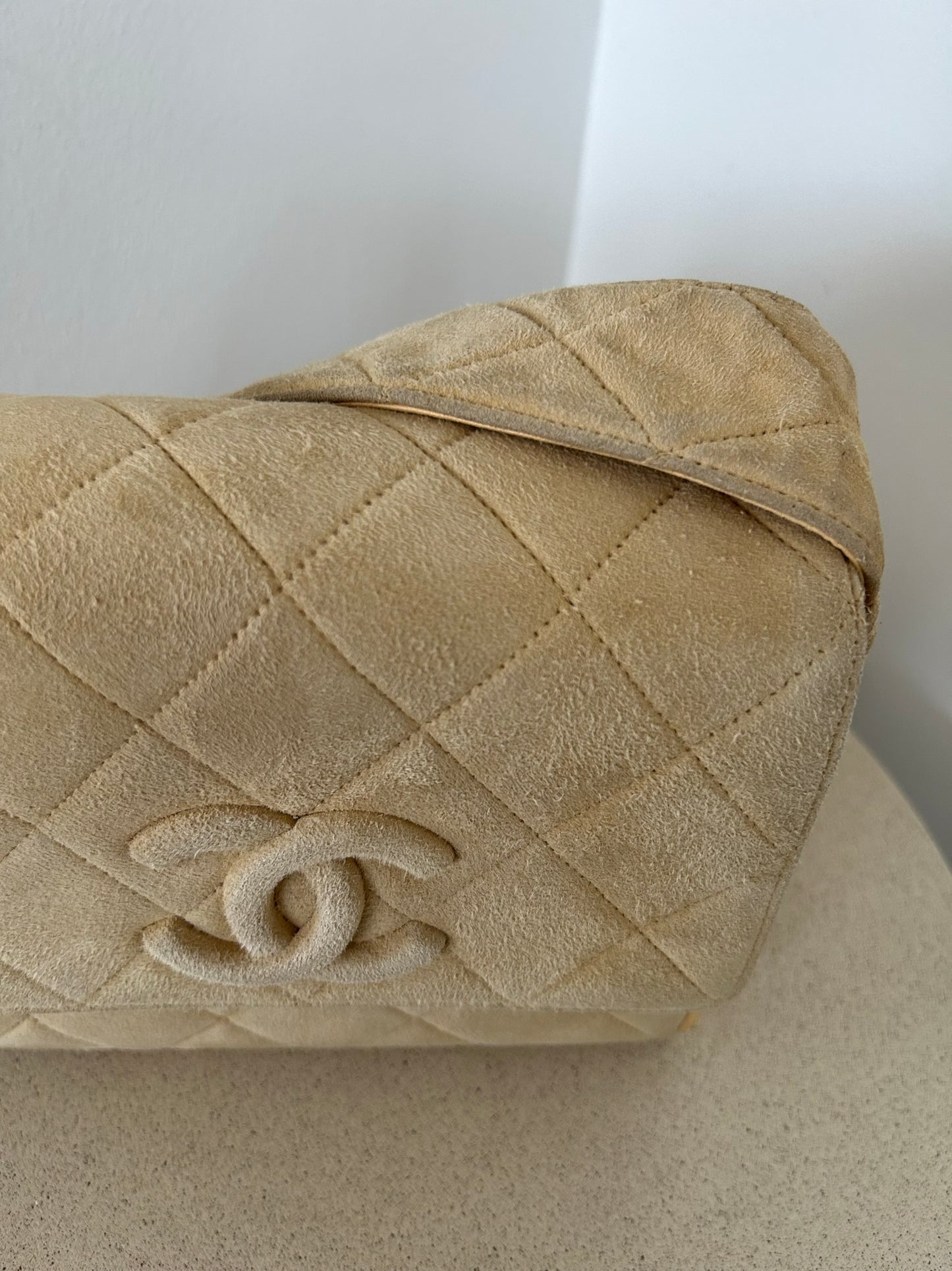 Chanel Suede Mini Square Bag