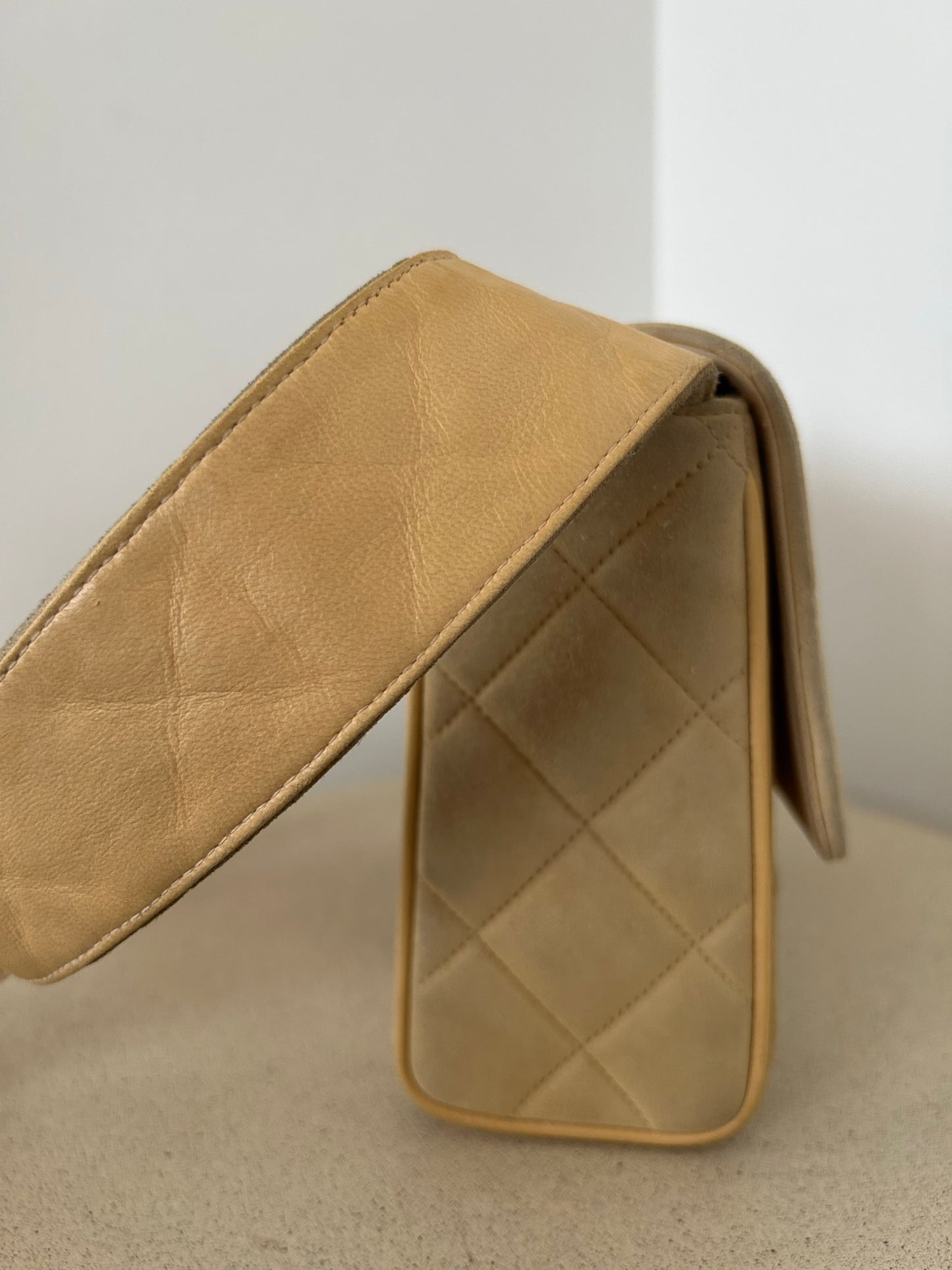Chanel Suede Mini Square Bag