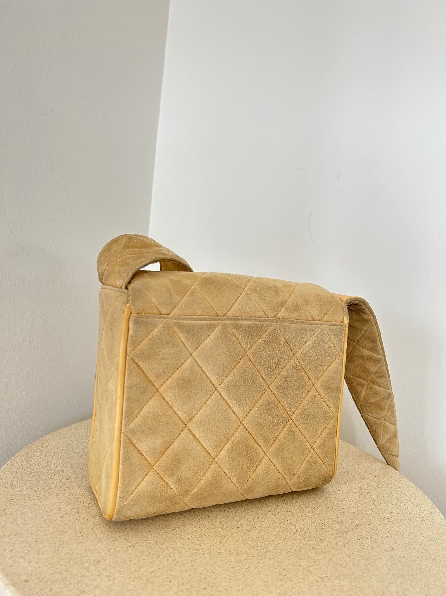 Chanel Suede Mini Square Bag