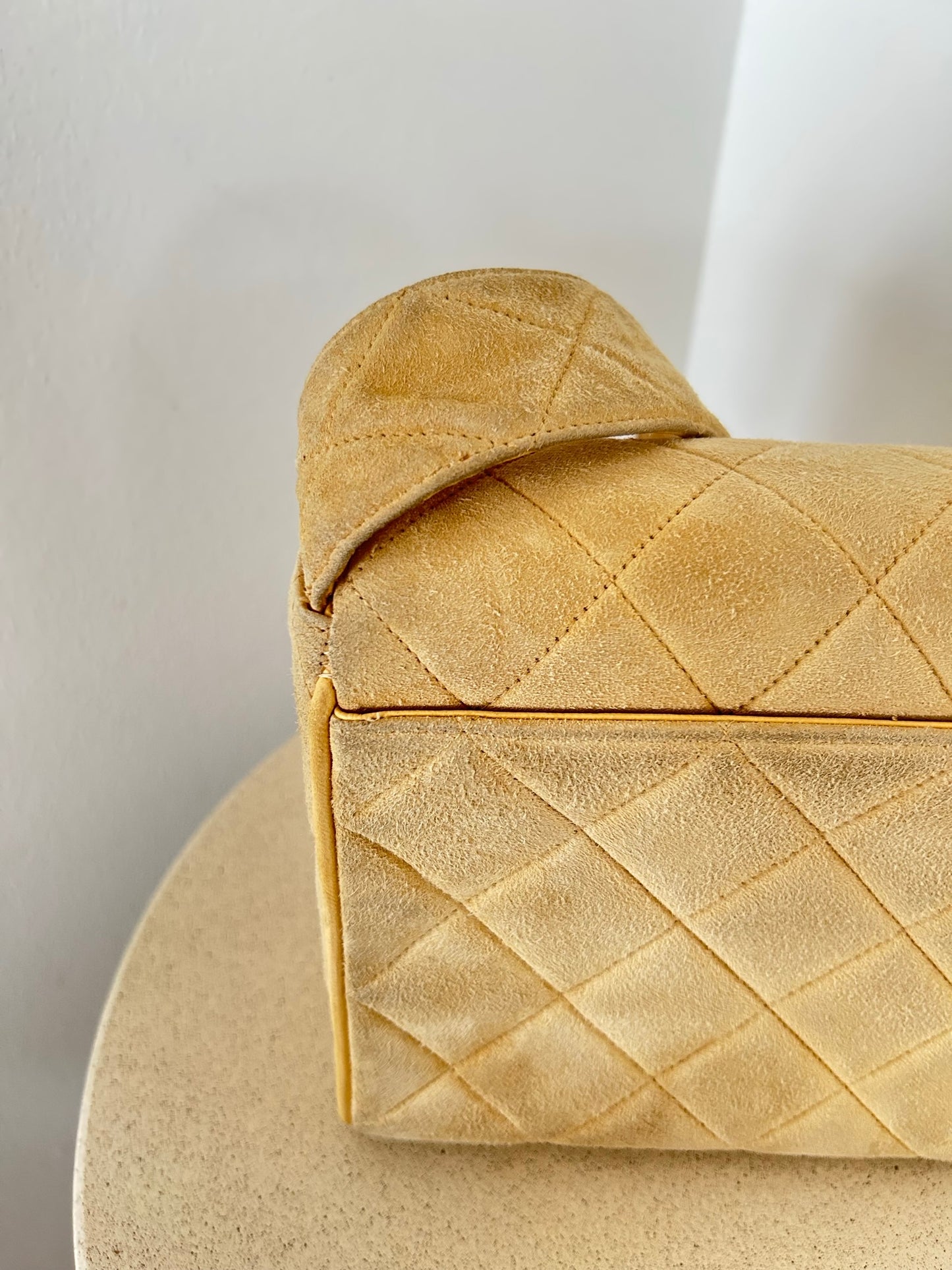 Chanel Suede Mini Square Bag