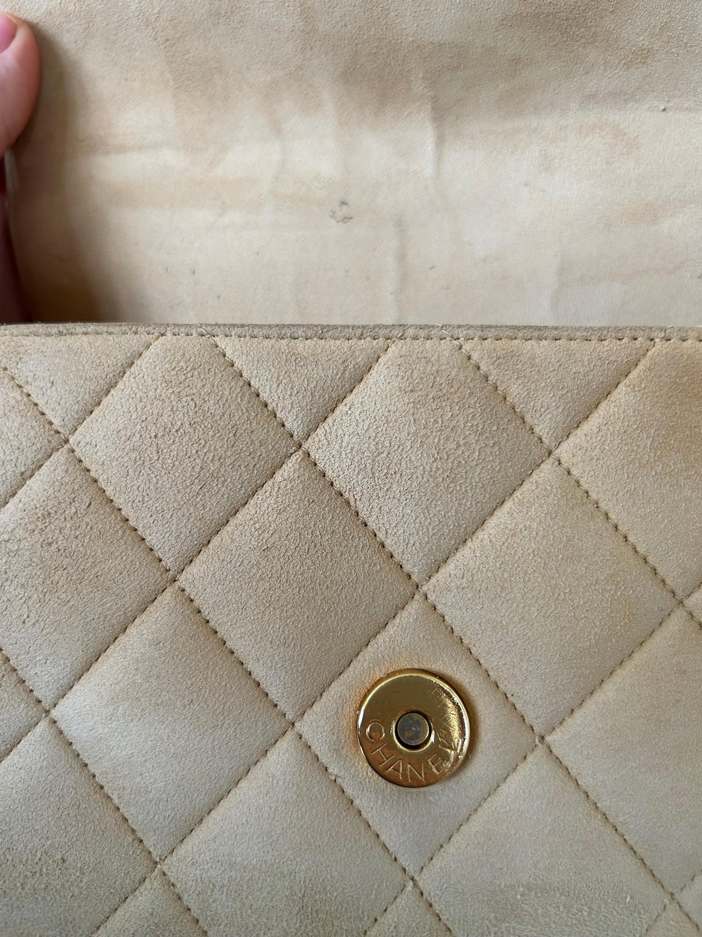 Chanel Suede Mini Square Bag